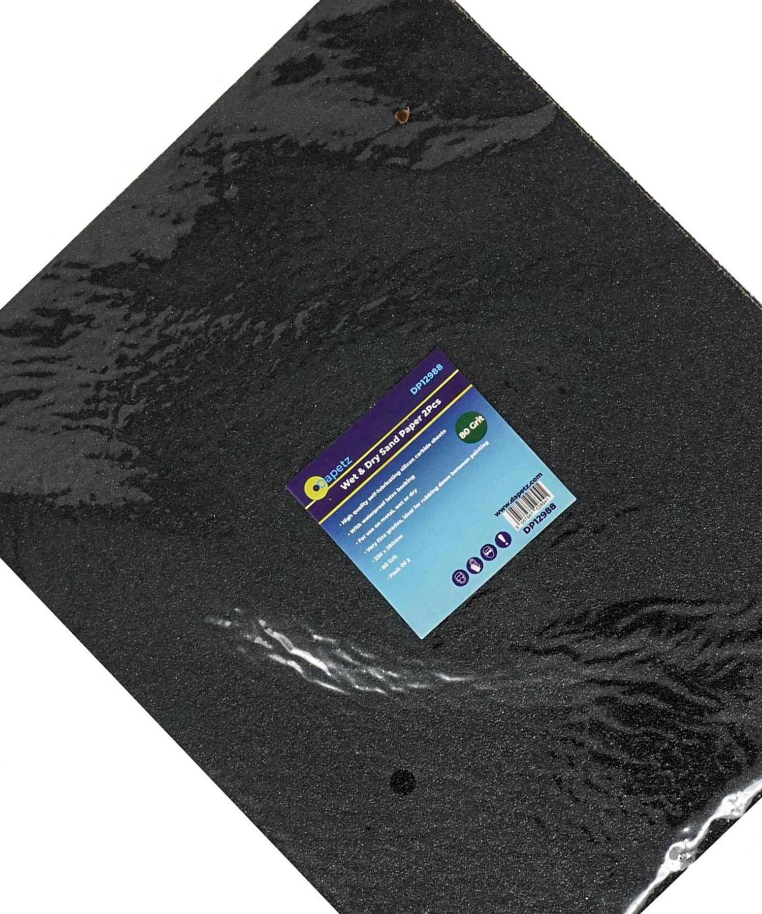 Wet And Dry Sandpaper 80 Grit Sand Paper 230 x 280mm Sanding Finishing A4 2Pcs By Dapetz