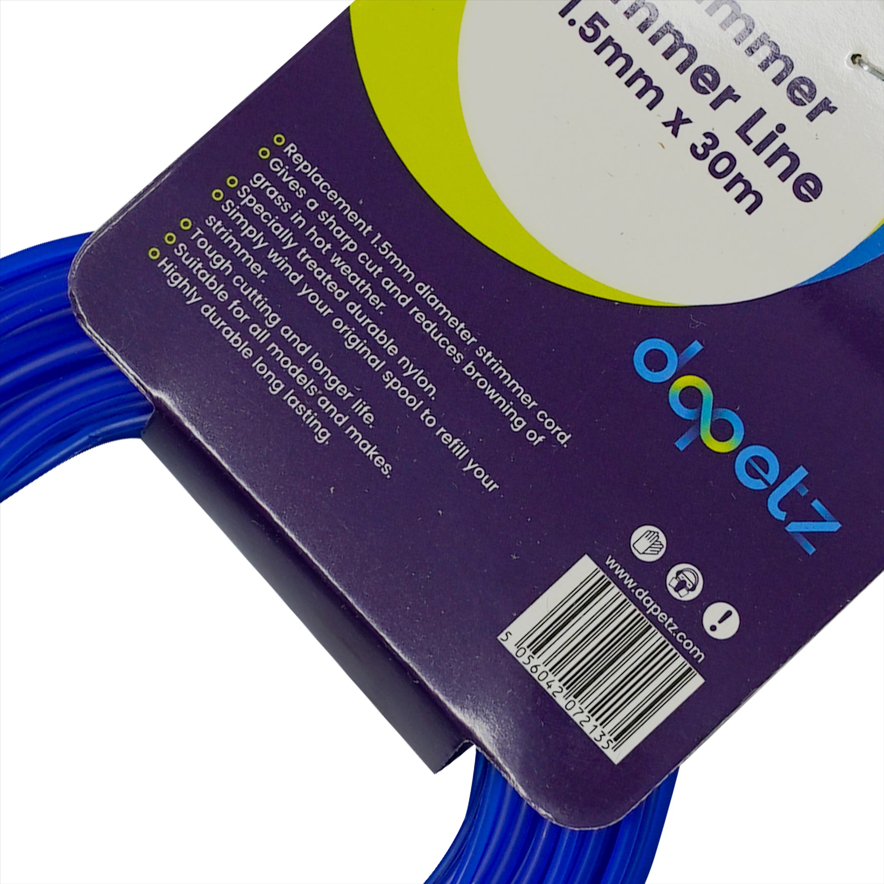 1.5mm x 30m Blue British Trimmer/Strimmer by Dapetz