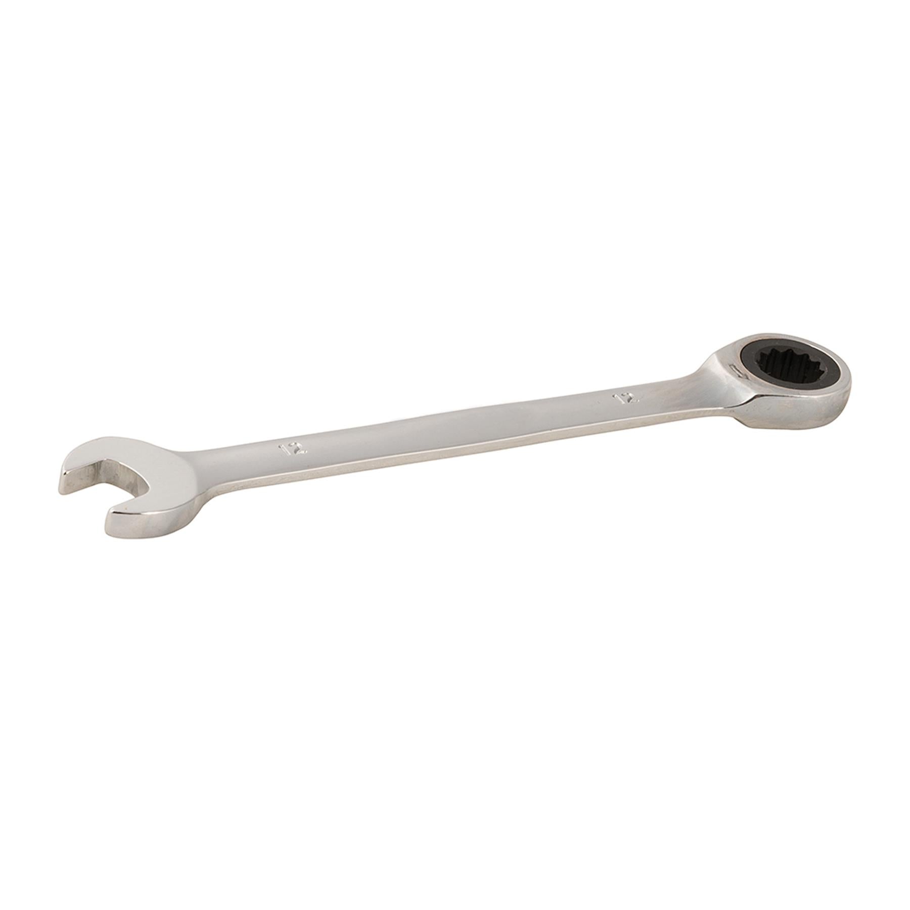 Fixed Head Ratchet Metric Spanner Open End Ring Combination 12mm