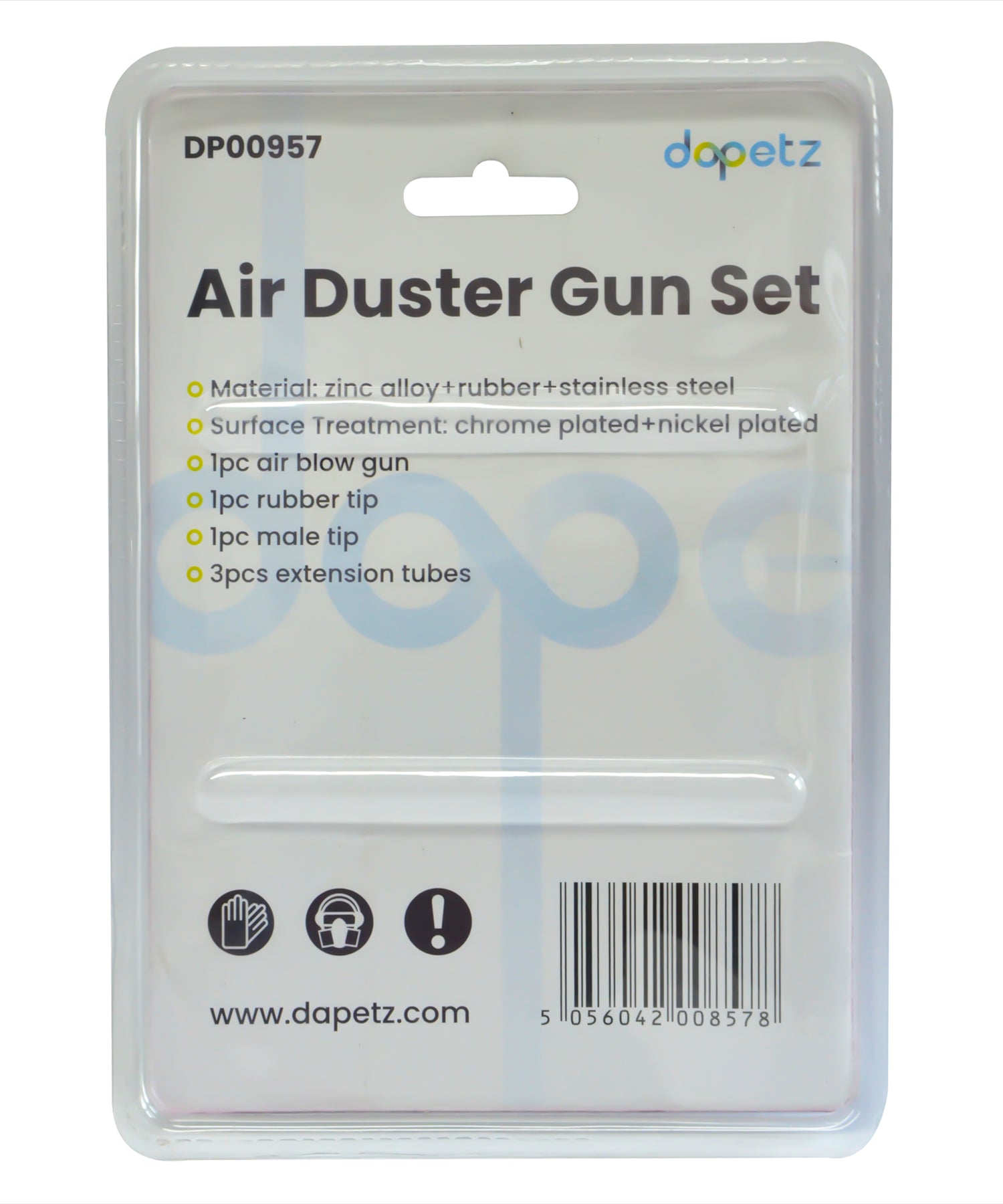 6Pc Air Duster Gun For Air Compressor Compressed Air Blow Gun Air Nozzle Blower