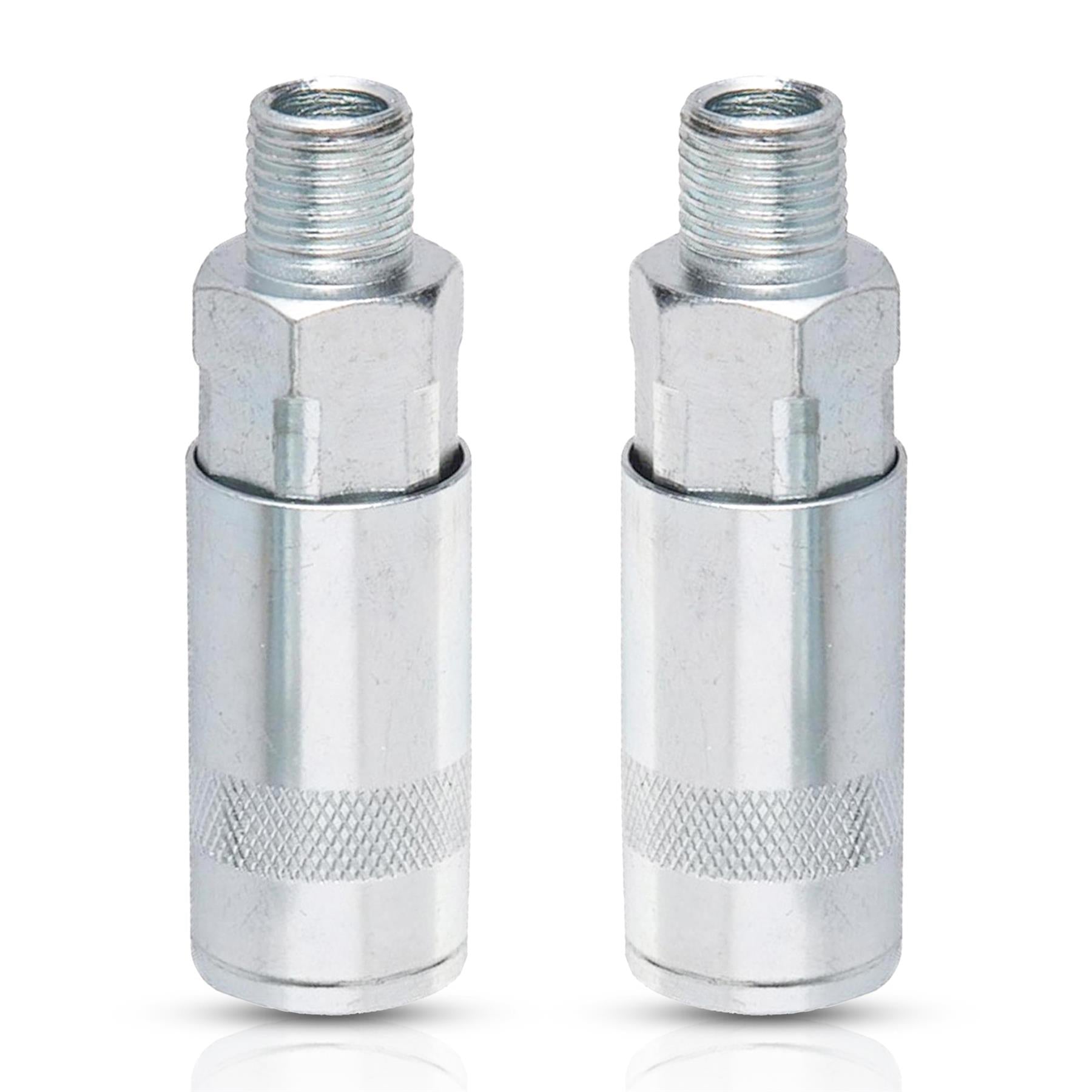 Compressor Euro 6mm 1/4" BSP Air Line Quick Coupler Fitting 2Pk Fittings Male