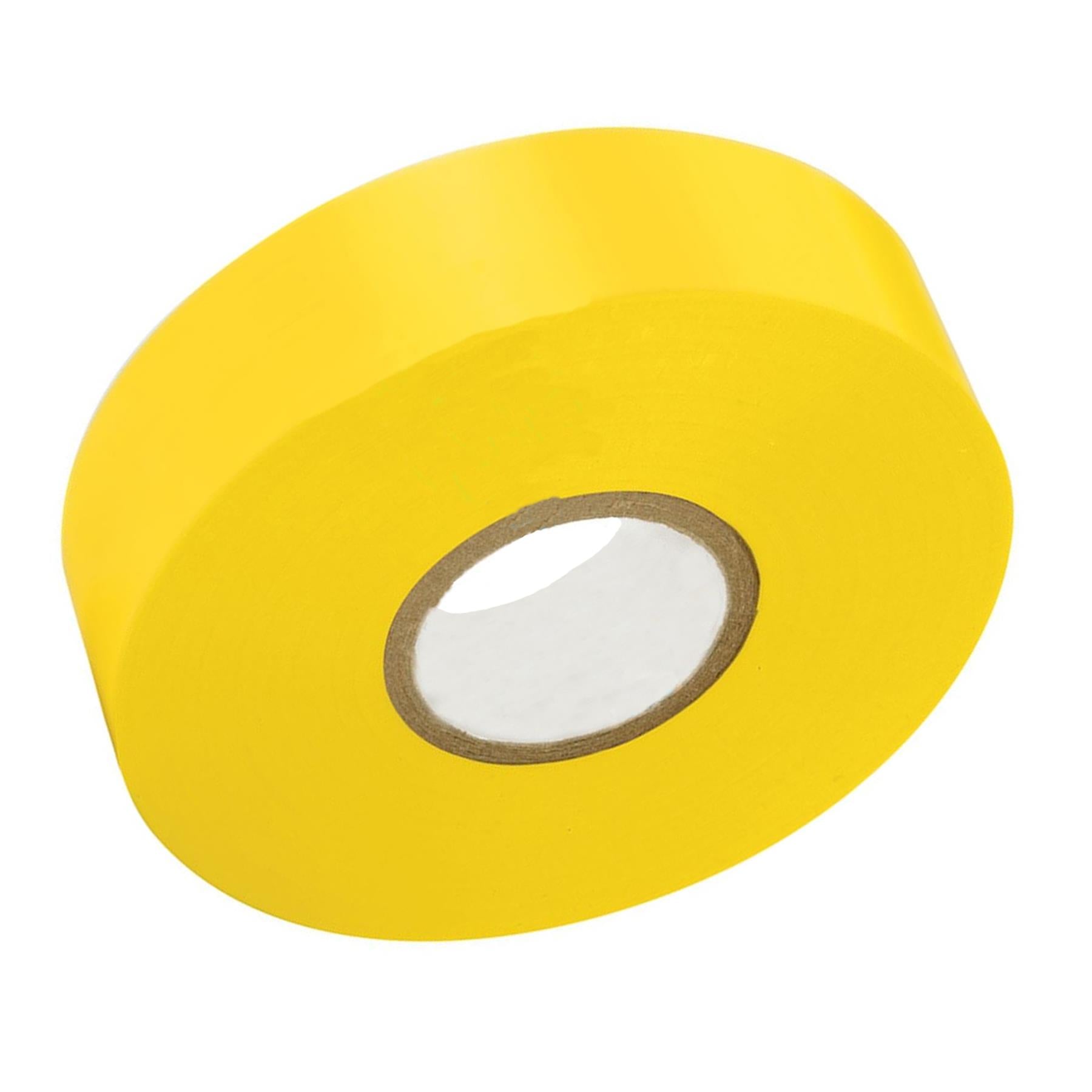 19mm x 33m Yellow Electrical Pvc Insulation / Insulating Tape Flame Retardant