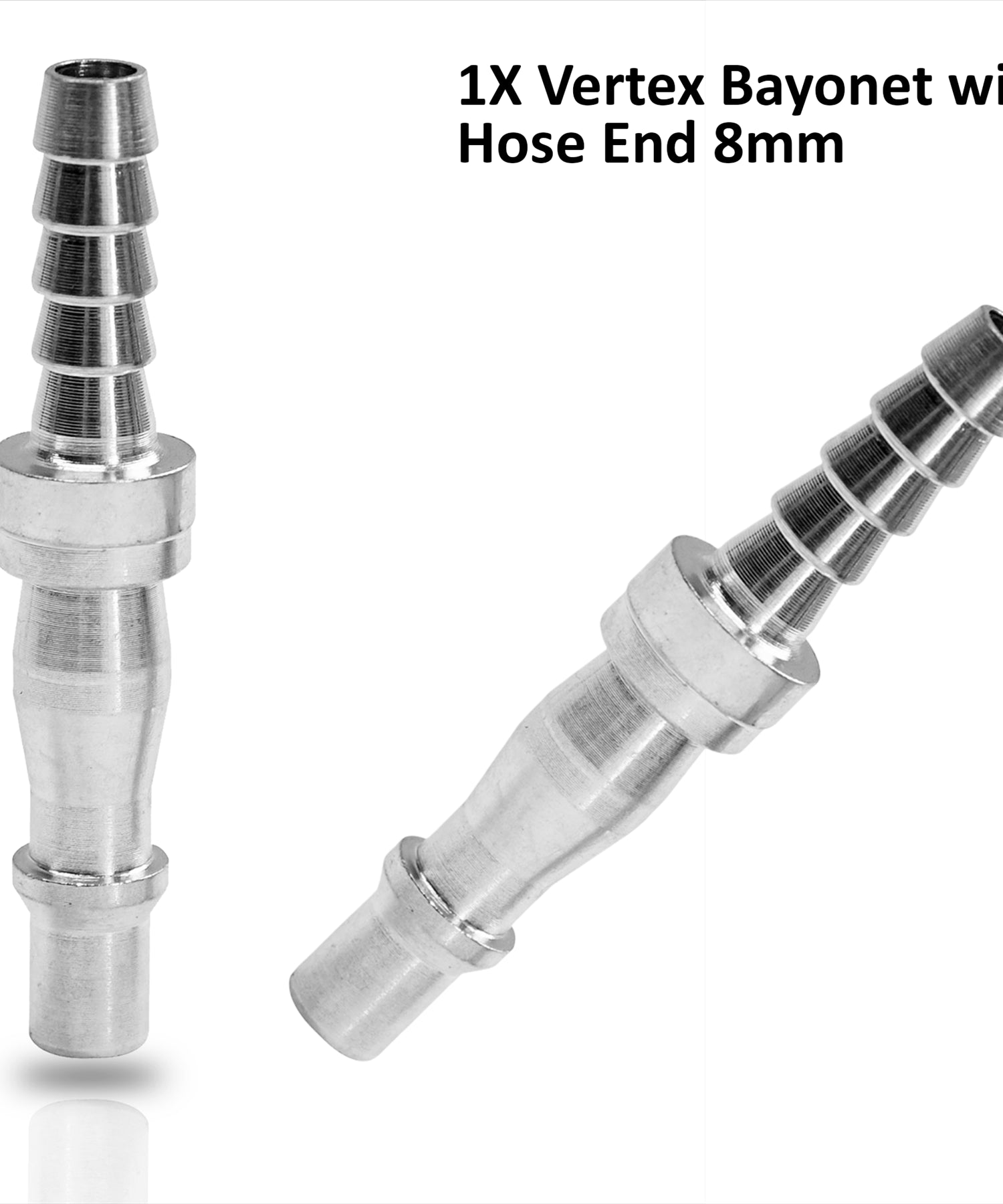 Air Line Hose Fitting Connector Barb Hose End 8mm Bayonet Coupler For PCL Vertex