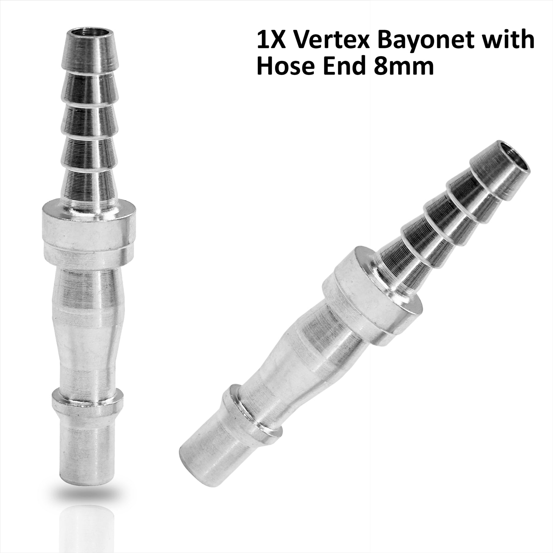 Air Line Hose Fitting Connector Barb Hose End 8mm Bayonet Coupler For PCL Vertex