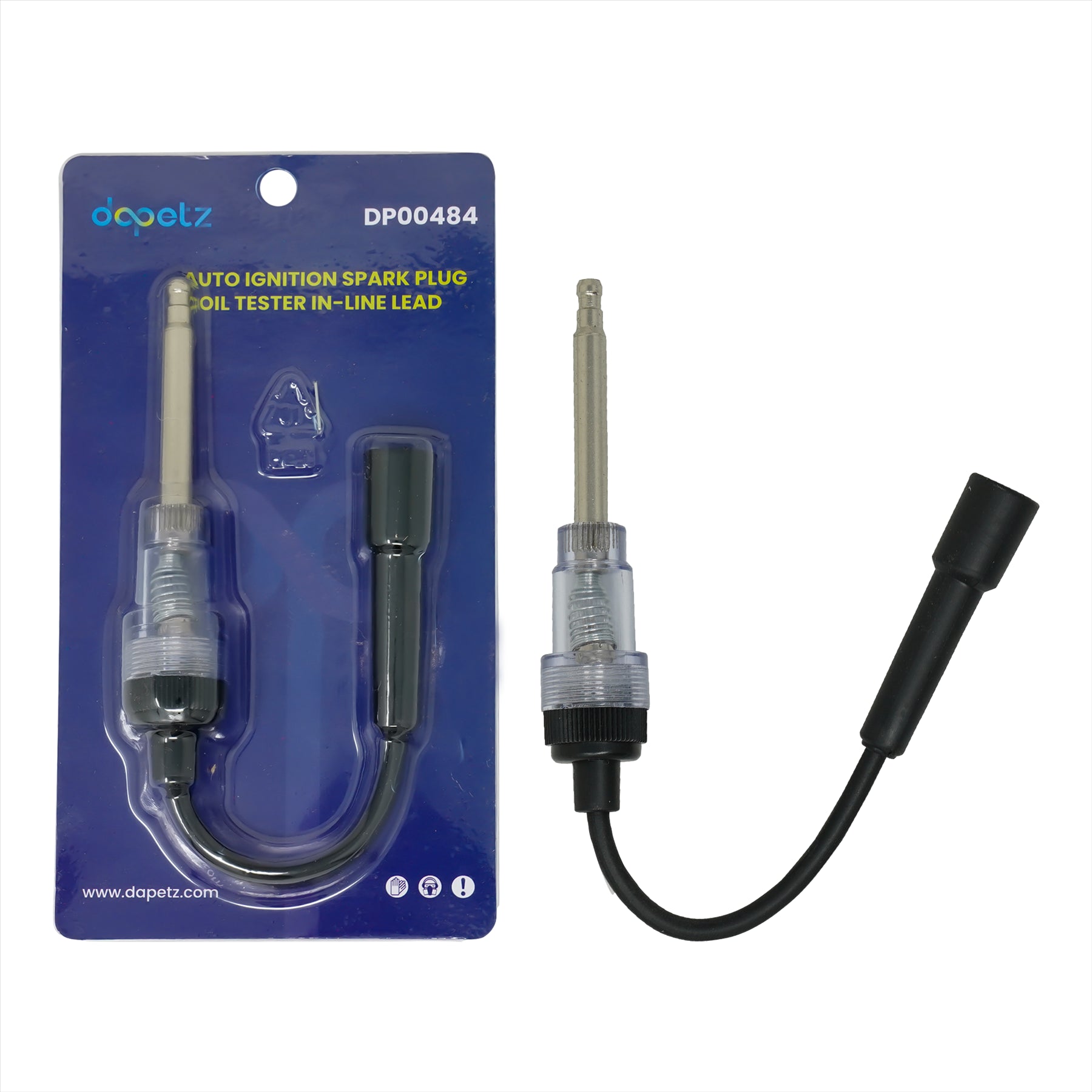 Auto Ignition Spark Plug Coil Tester In-Line Lead Van Car Bike by Daptez