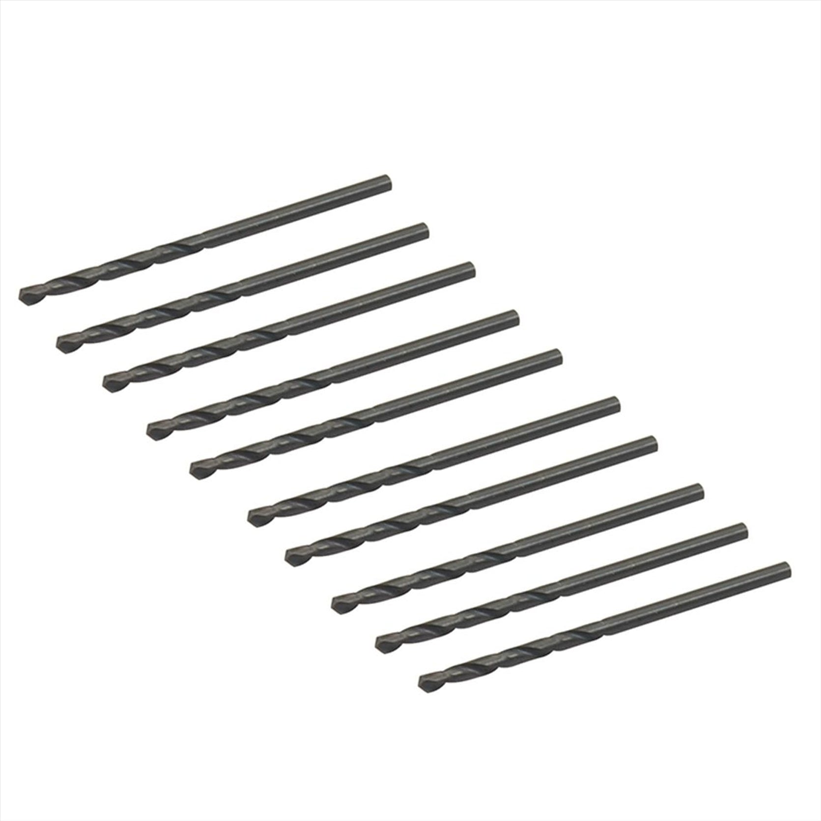 HSS Metric Jobber Drill Bits 1.5mm – Pack of 10 Pieces for Metal, Wood, Plastic By Dapetz
