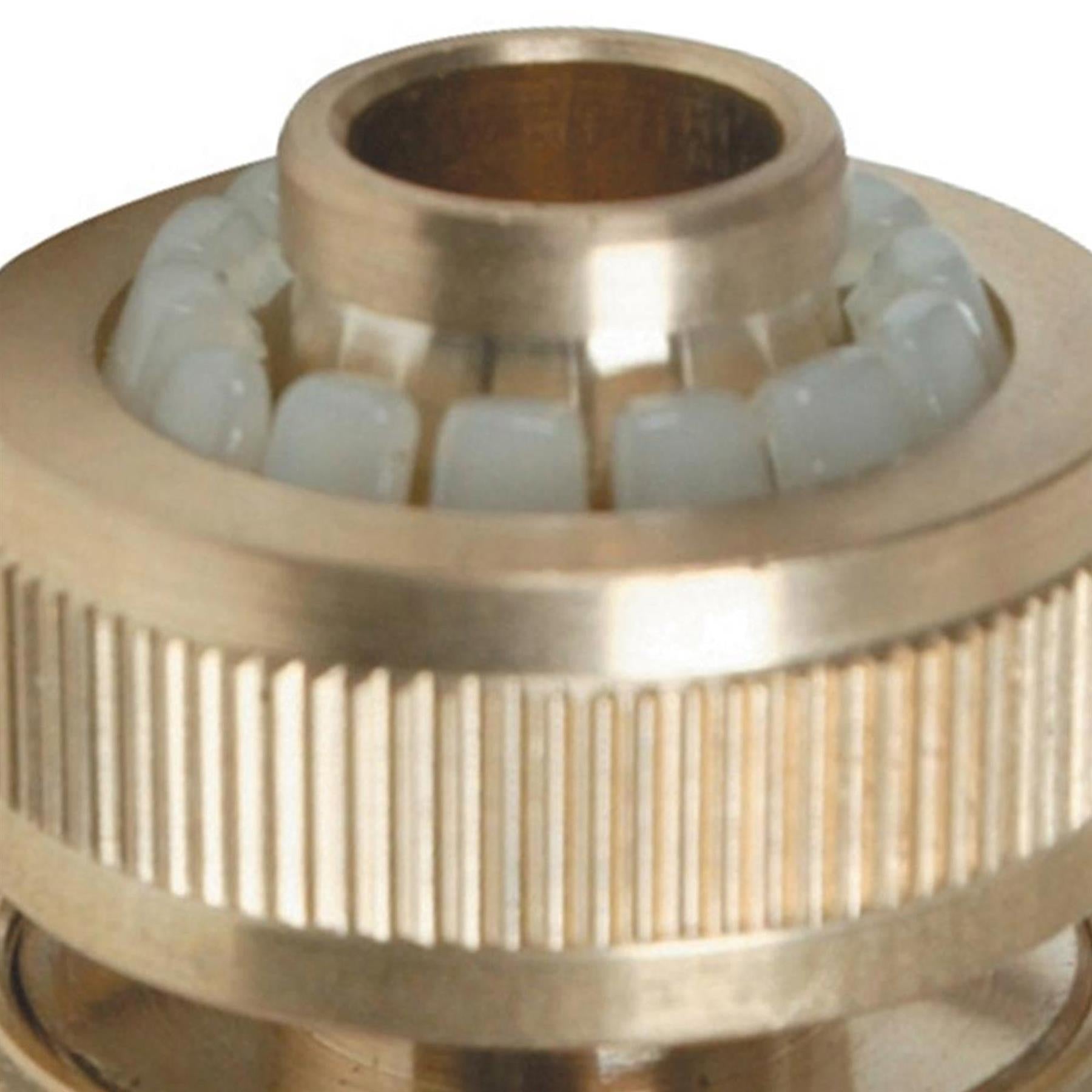 Dapetz Brass Hose Joiner Connector 1/2"  Garden Water Hose Pipe Repair Adaptor Fitting