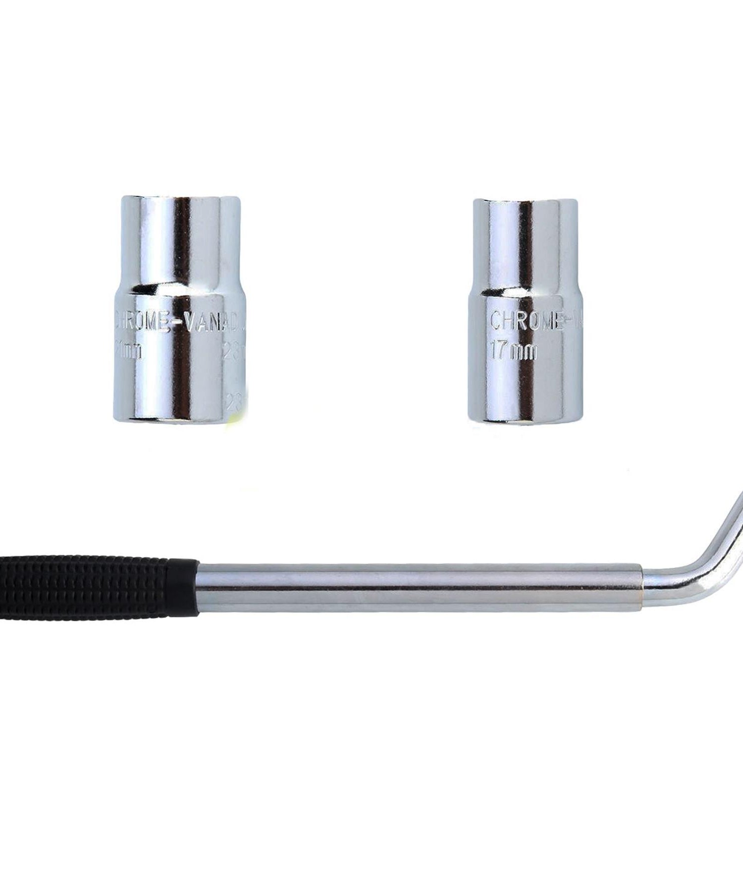 21" Car Van Telescopic Extendable Wheel Wrench 17mm 19mm By Dapetz