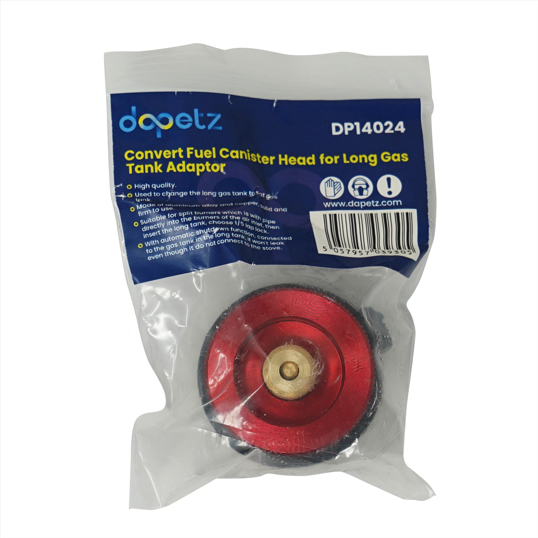 Camping Stove Butane Gas Adapter Convert Fuel Canister Head for Long Gas Tank by Daptez