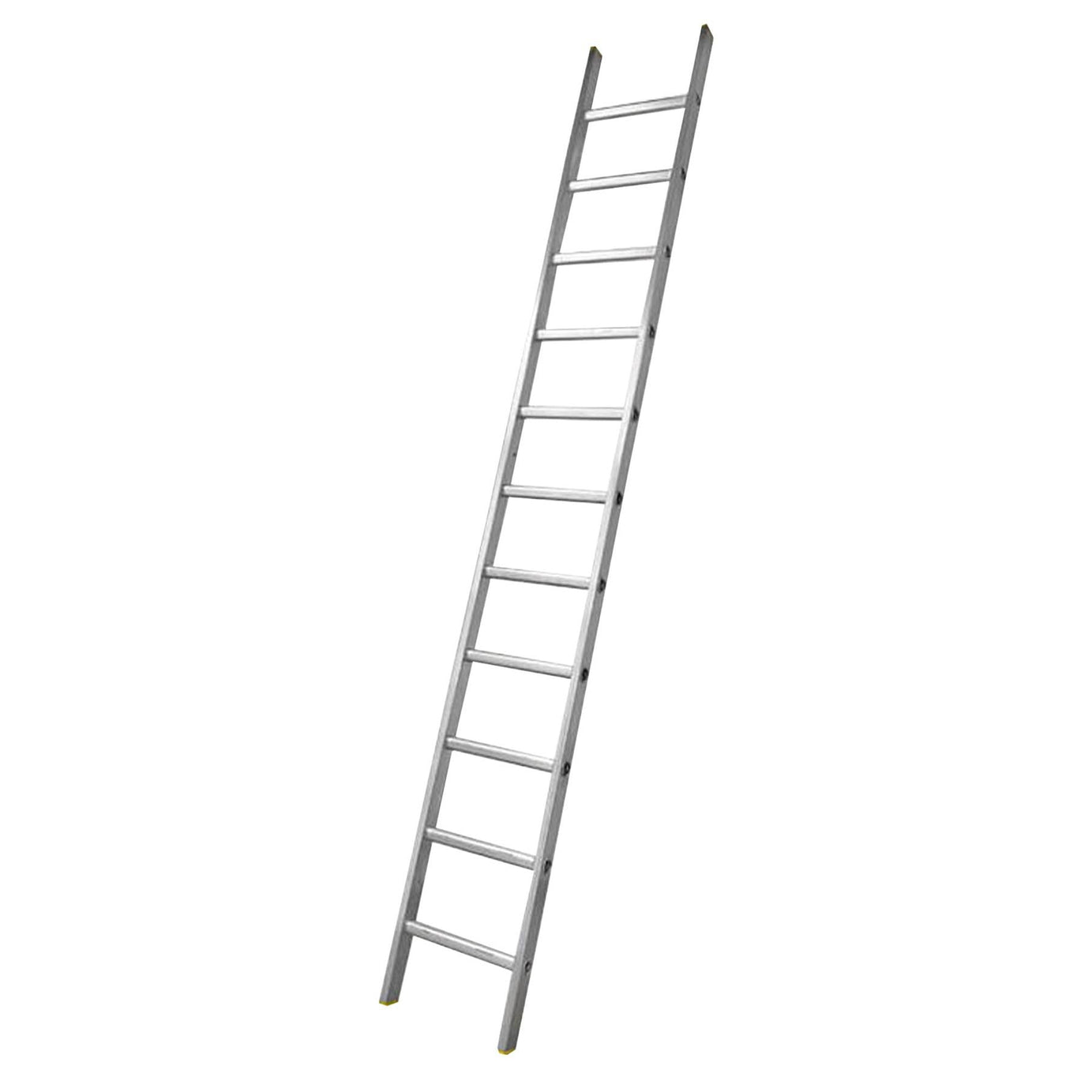 Dapetz PRo 11 Rung Aluminium Extension Ladder 3m, Single Section, Made In Uk