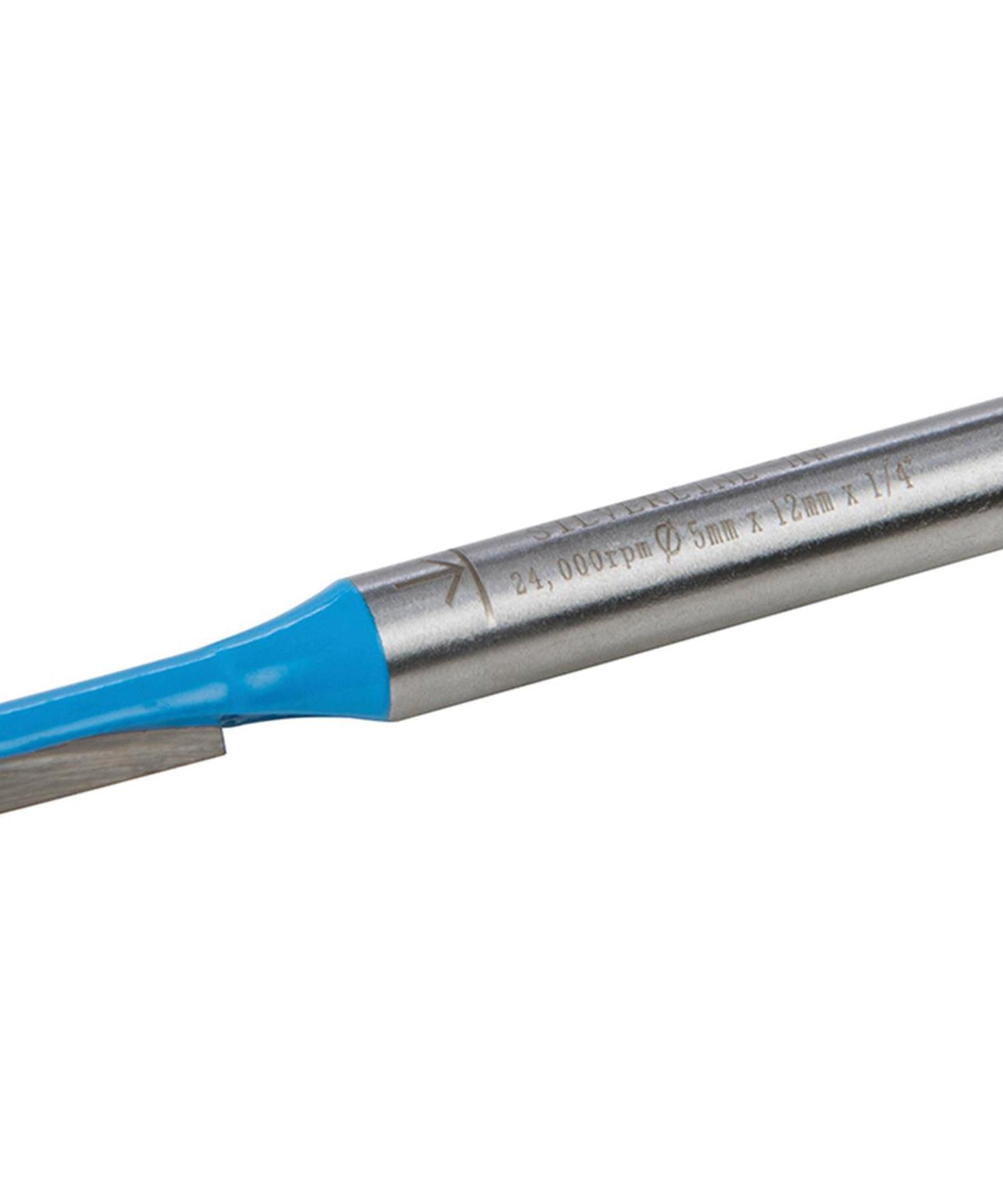 Straight 2 Flute Router Bit Cutter 1/4" Shank Carbide TCT Groove Metric 5 x 12mm