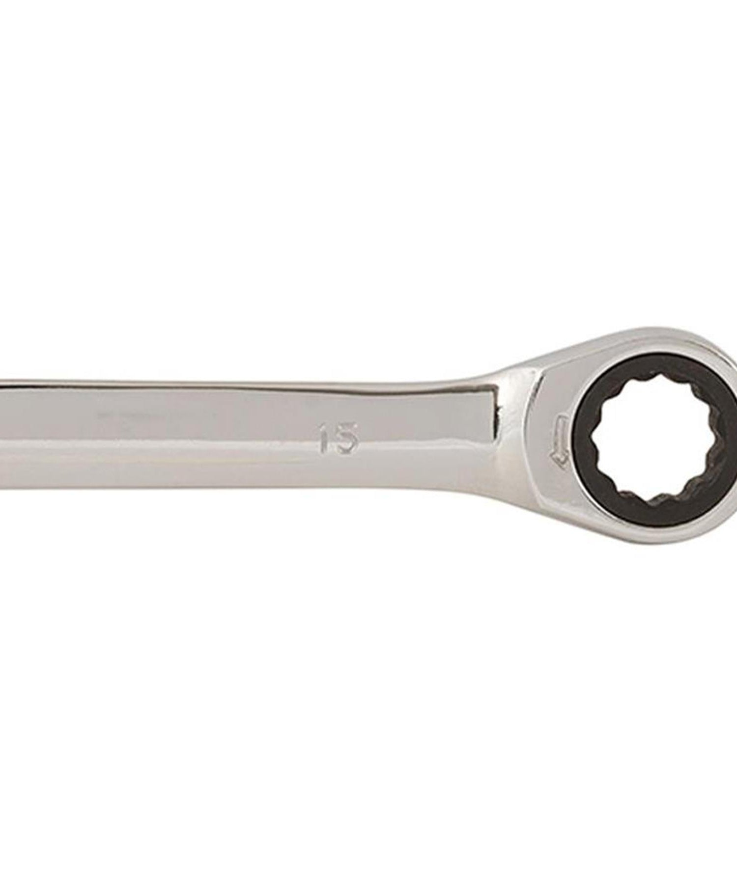 Fixed Head Ratchet Metric Spanner – Open-End Ring Combination, 15mm By Dapetz - Dapetz