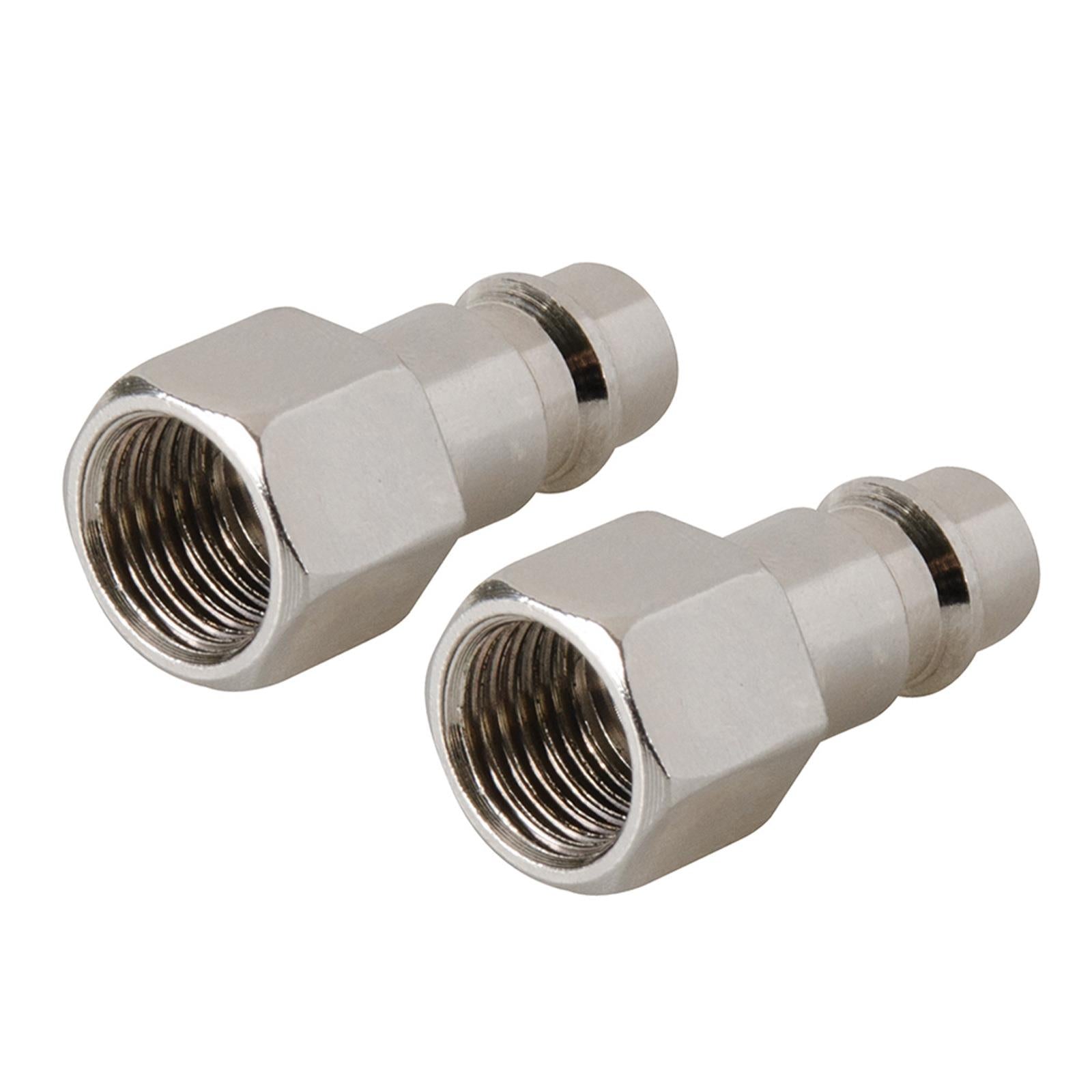 Female Euro Air Line Hose Fitting Connector Quick Release Coupler 1/4" BSP 3Pcs - Dapetz