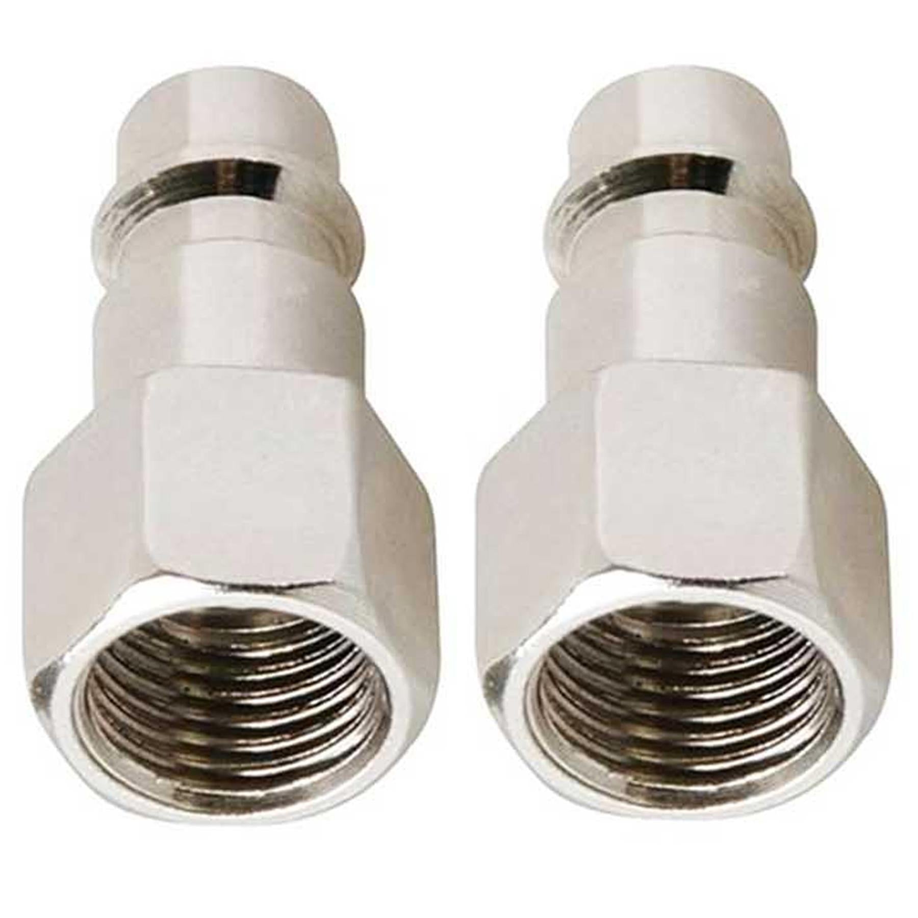 Euro Air Line Hose Quick Connector Bayonet Coupler Set 5 Pc - Durable Pneumatic Air Tool Couplers for Air Compressor Hoses By Dapetz