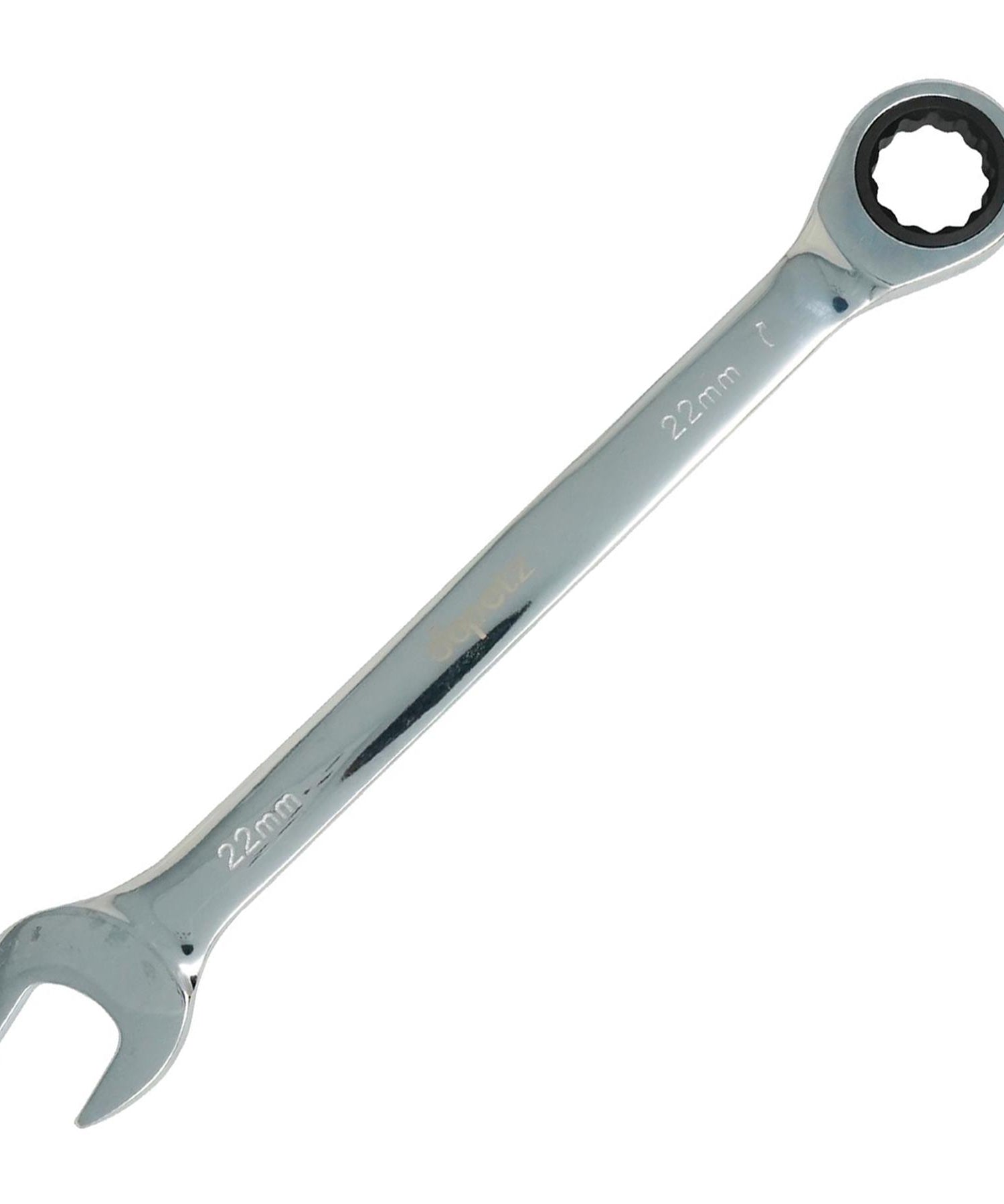 Fixed Head Ratchet Metric Spanner Open End Ring Combination 22mm