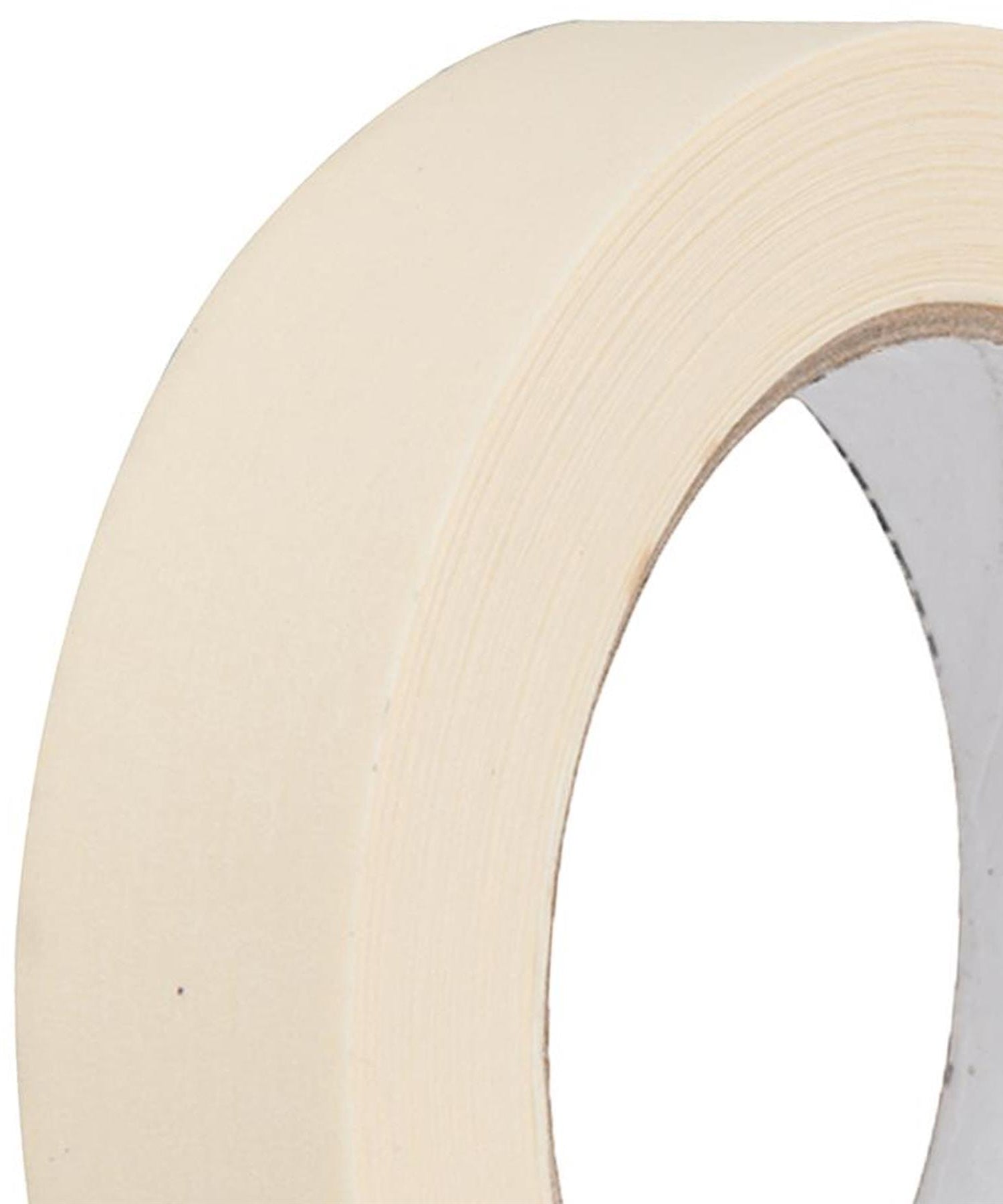 Masking Tape 25mm x 40m Crepe Paper Easy Tear For DIY Painting Decorating White