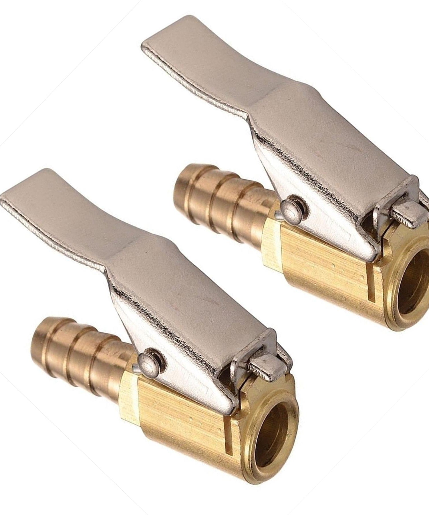 Tyre Valve Air Connector Car Truck Airline Inflator for 8mm Hose Brass lock Clip