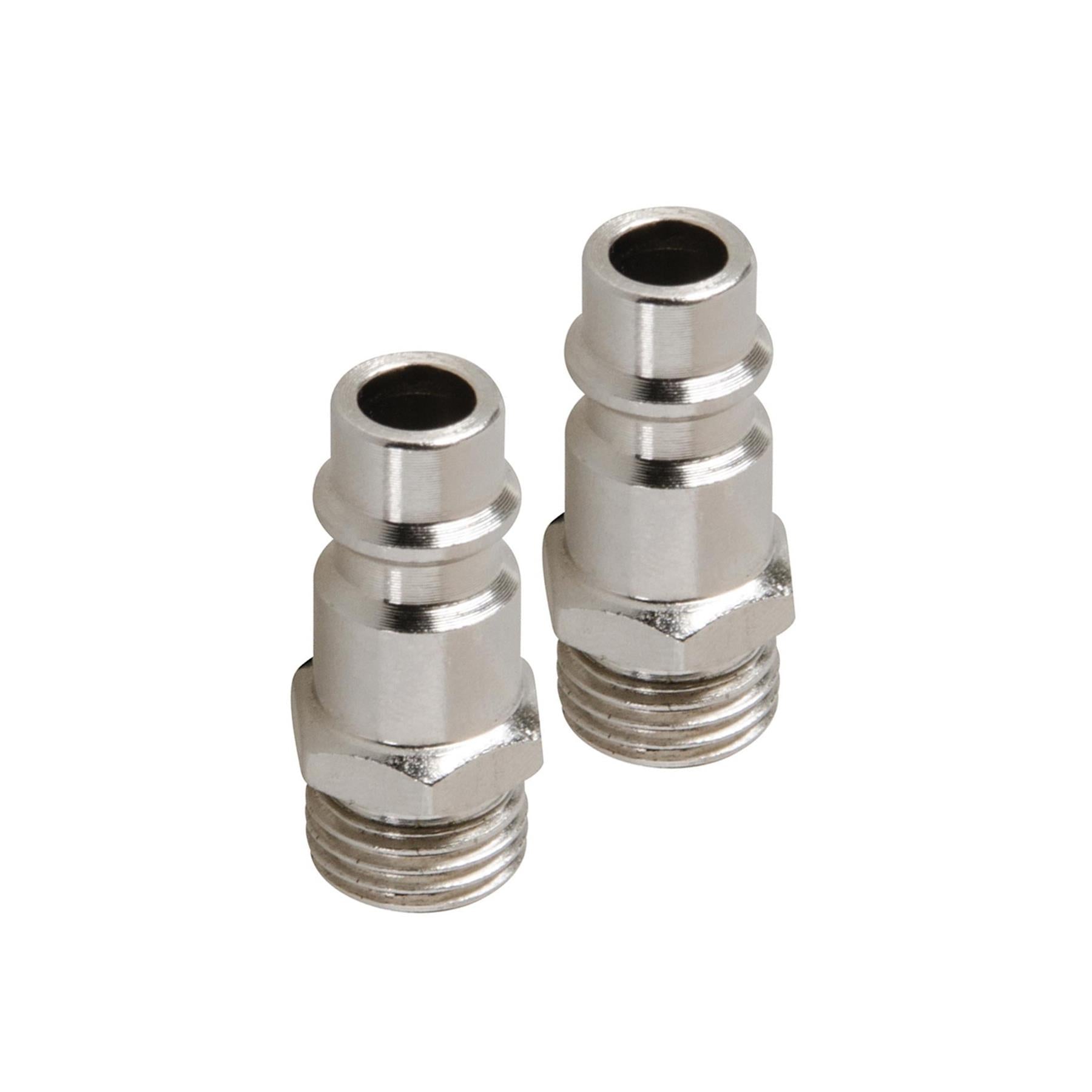 Euro Air Line Fittings Male For Compressor Air Hose Connector 1/4" BSP 2Pcs