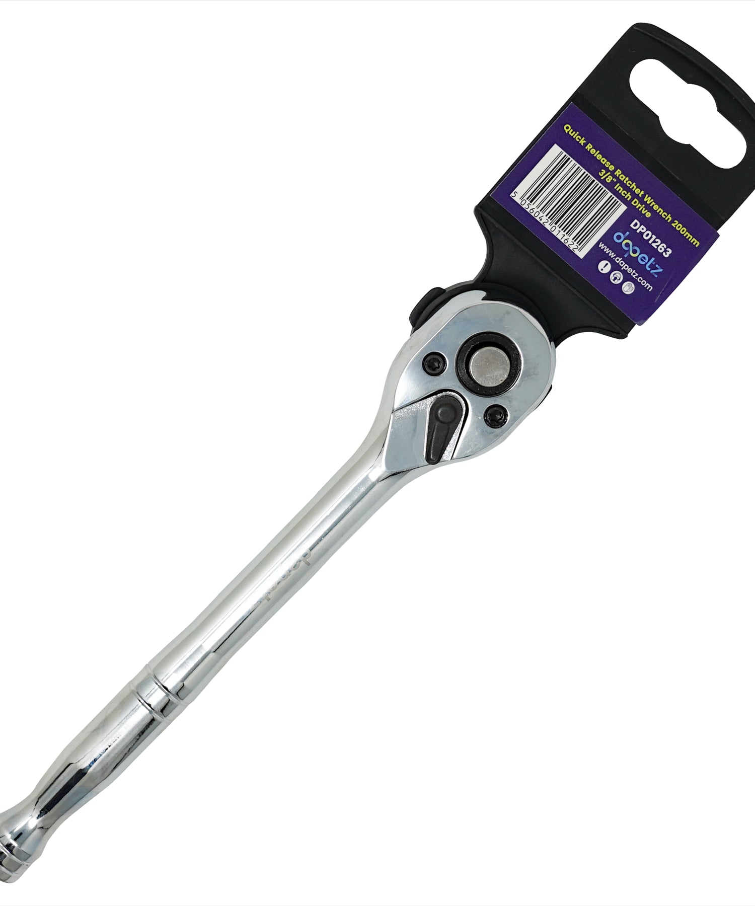 Quick Release Ratchet Wrench 200mm 3/8" Inch Drive With Warranty Crv By Dapetz