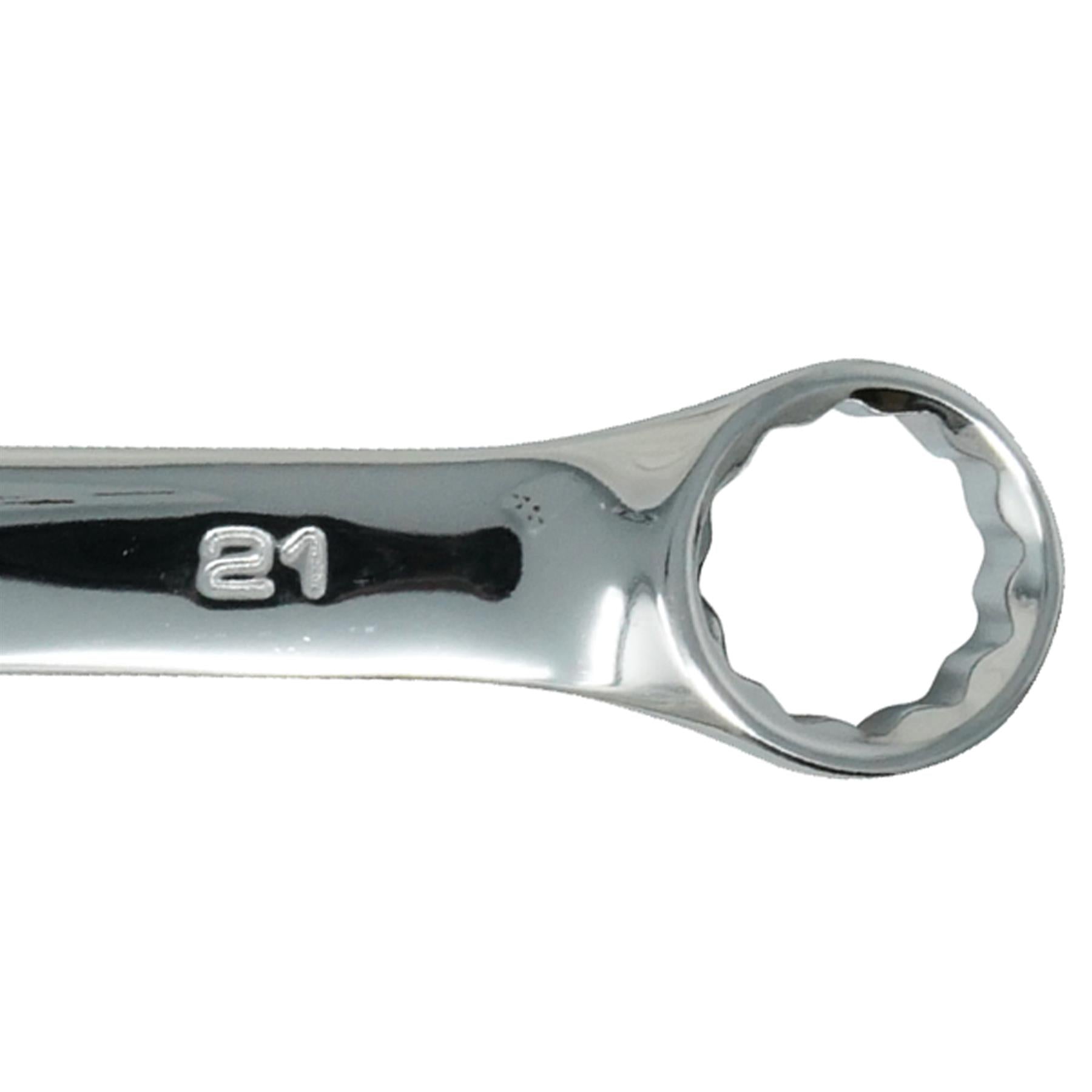 Combination Open Ring Spanner Chrome Mechanics Garage Tools 21mm by Daptez