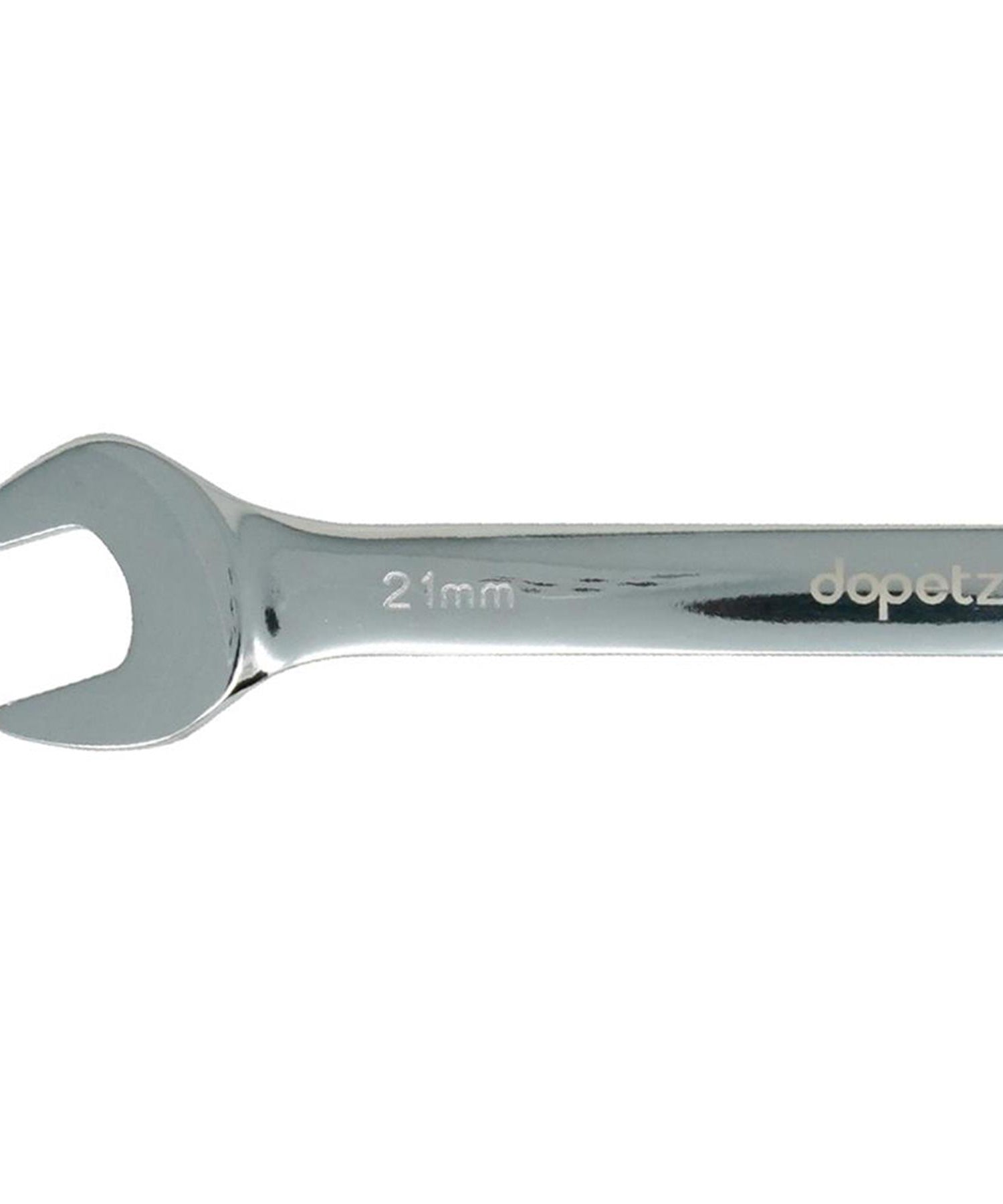 Fixed Head Ratchet Metric Spanner Open End Ring Combination 21mm