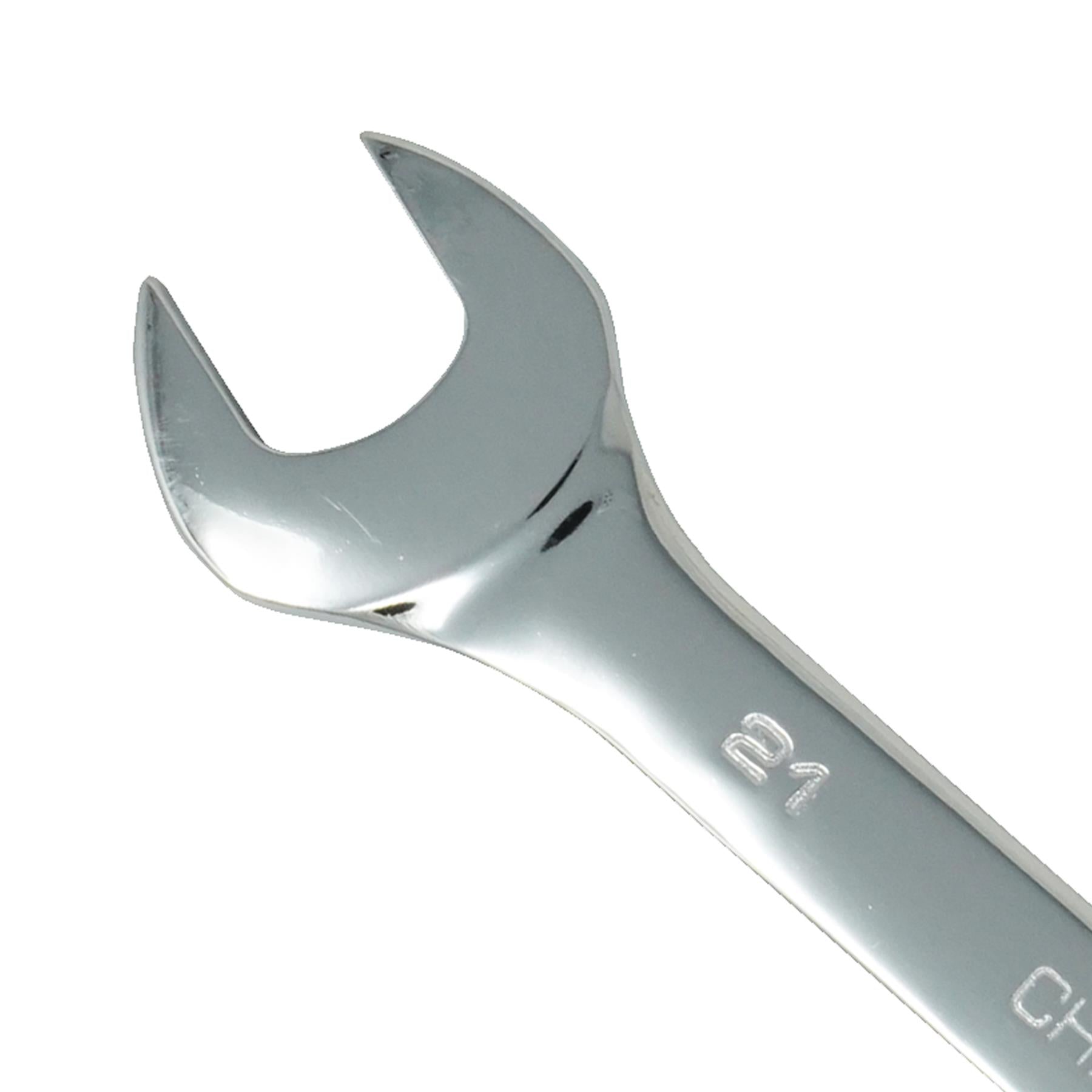 Combination Open Ring Spanner Chrome Mechanics Garage Tools 21mm by Daptez