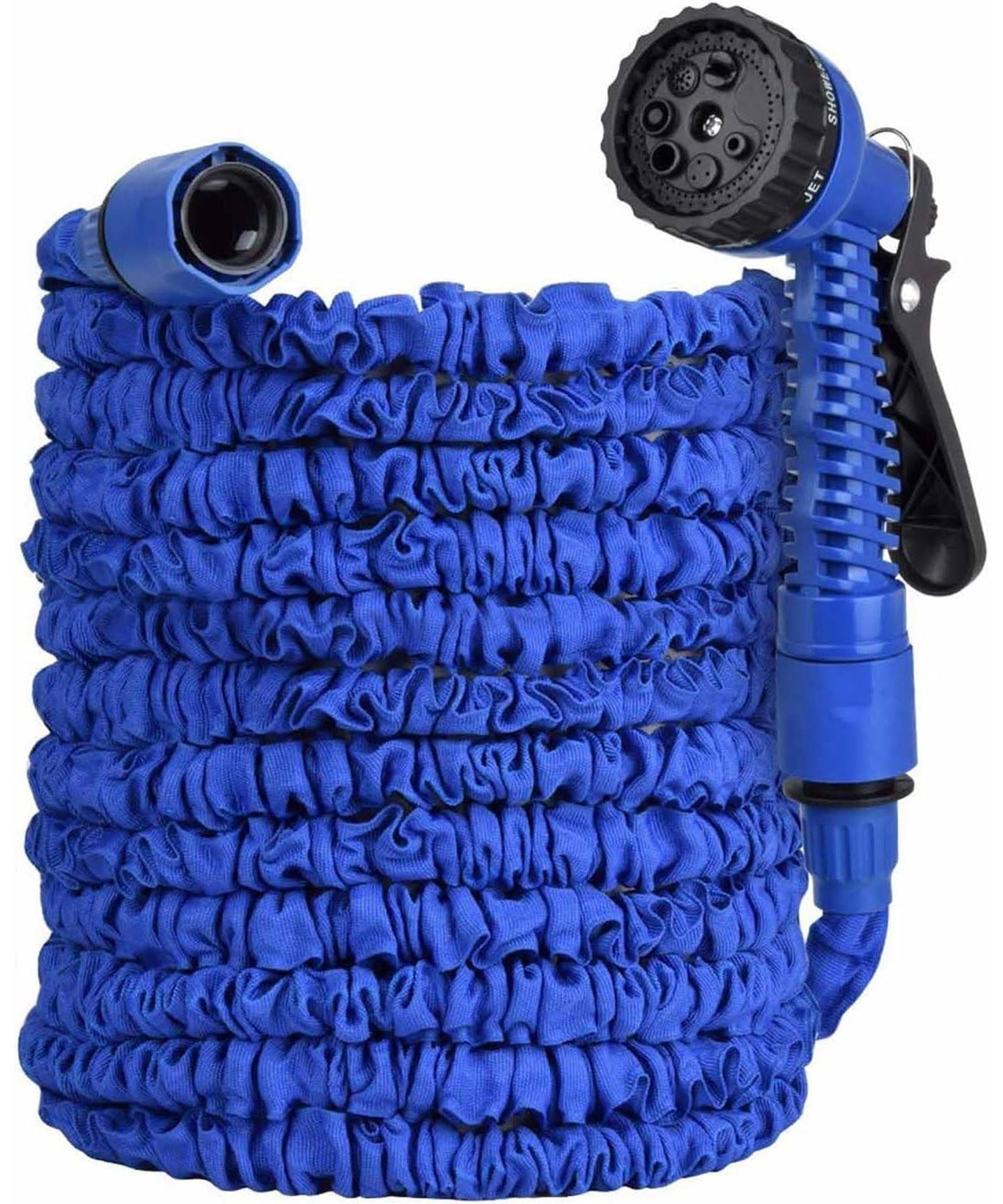 Expandable Garden Hose Pipe 15m 50ft With 7 Function Water Spray Gun Magic Hose