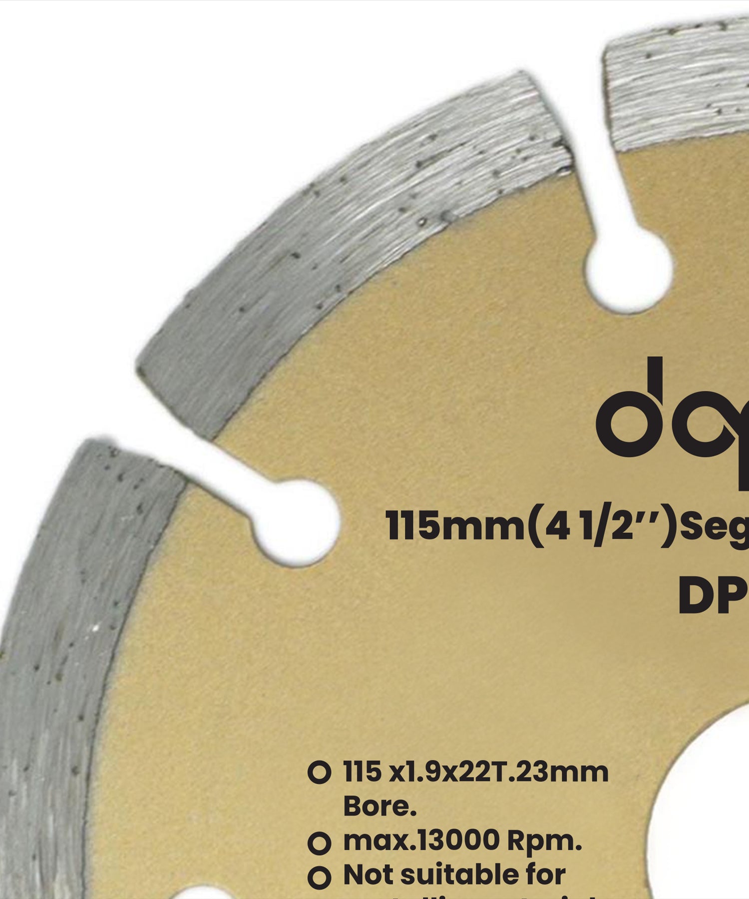 3x 115mm 4.5" Diamond Angle Grinder Grinding Stone Brick Concrete Cutting Disc 3