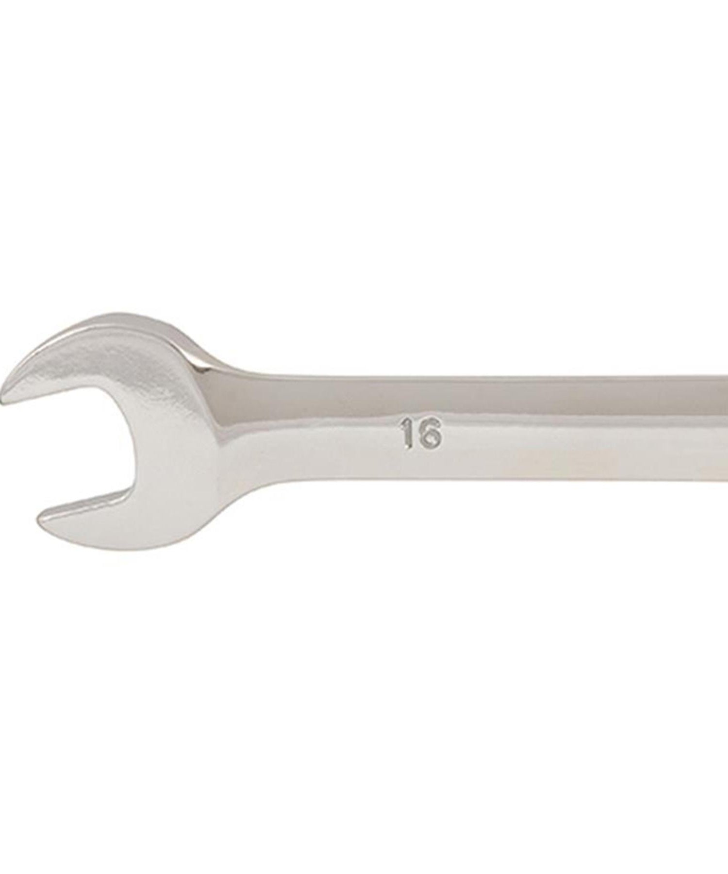 Fixed Head Ratchet Metric Spanner 16mm Open End Ring Combination By Dapetz