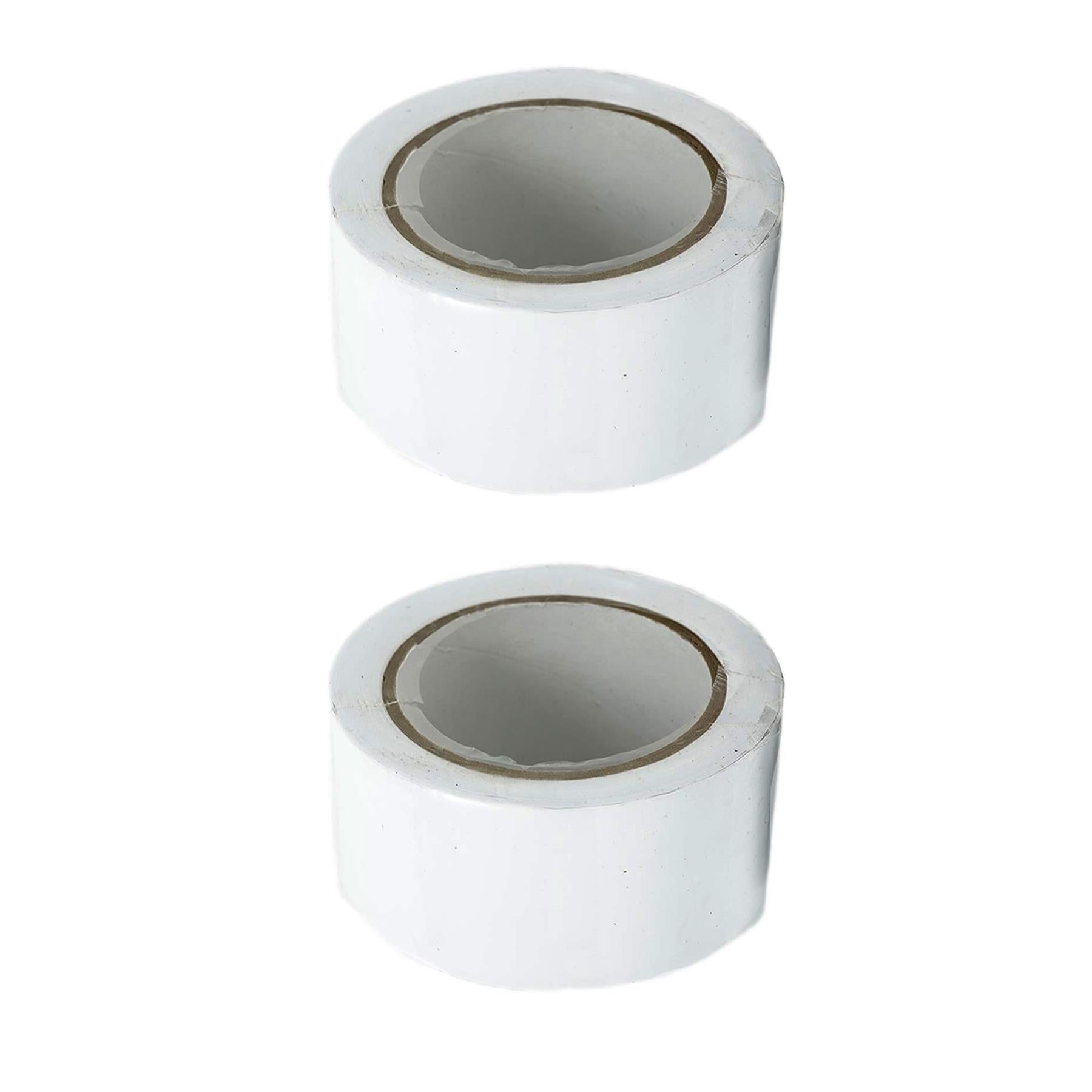 PVC Electrical Insulation Tape 50mm x 33M in White Pack Of 2 By Dapetz