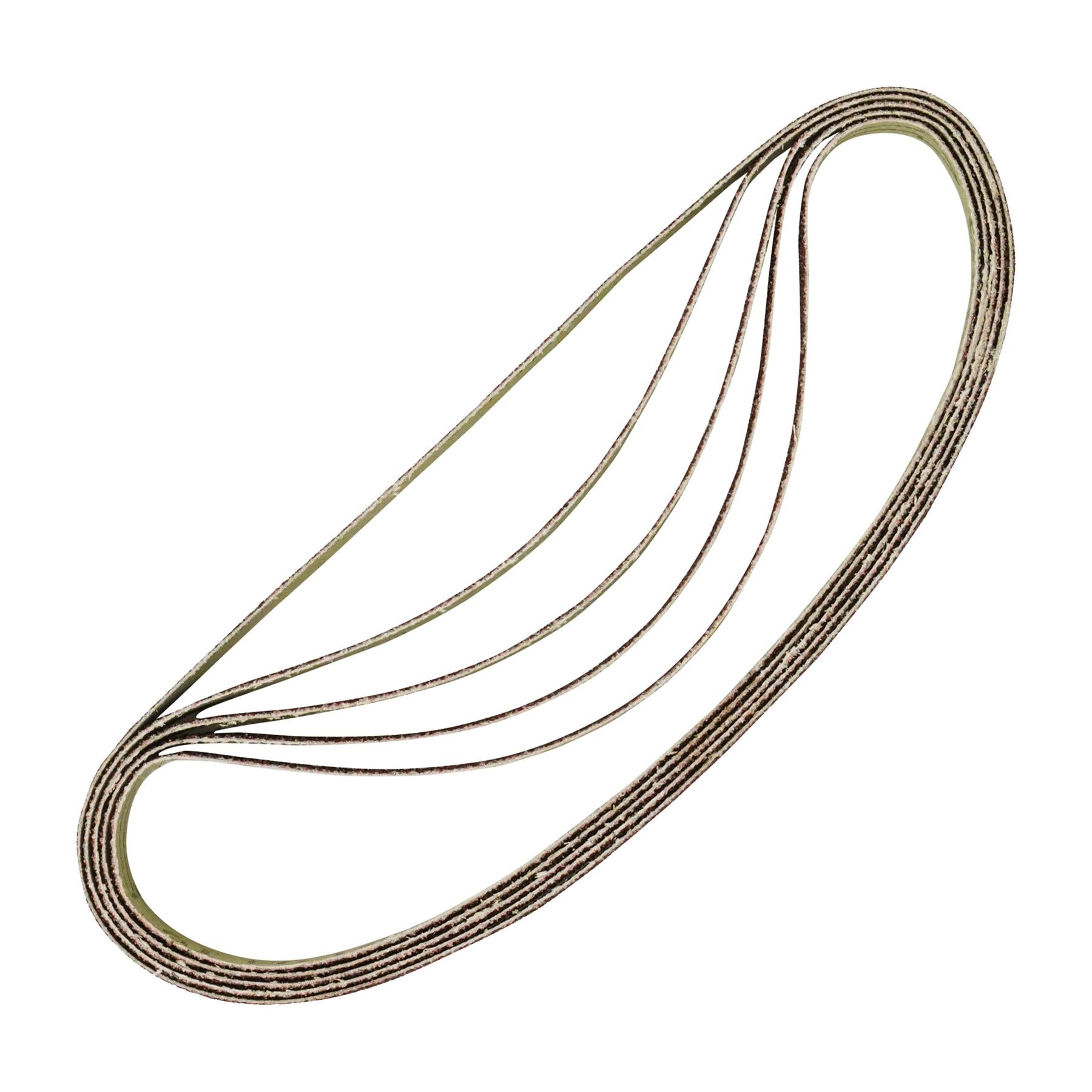 330mm x 10mm 60G Belt Power Finger File Sander Abrasive Sanding Belts 20pk