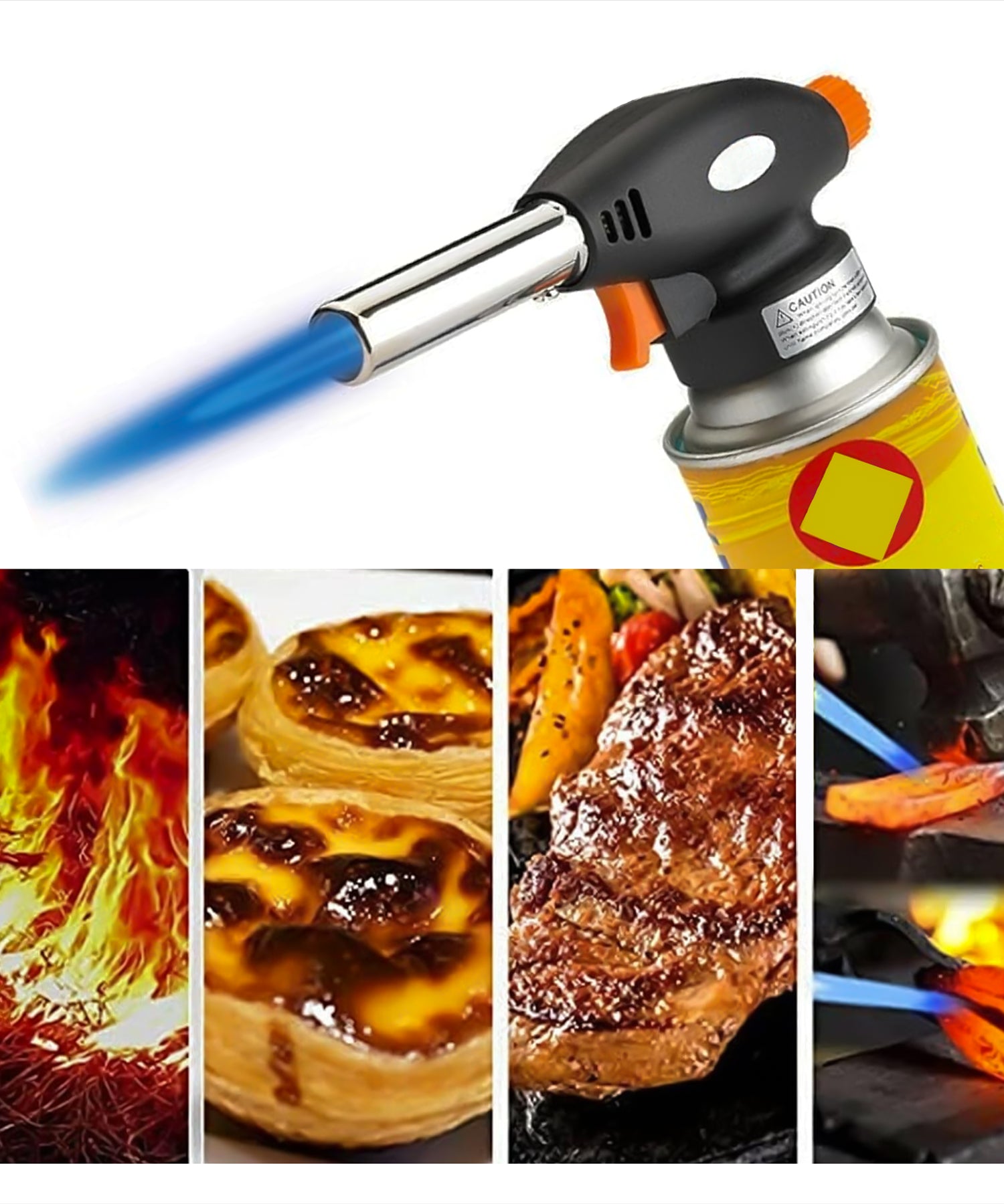 Blow Torch Burner Welding Auto Ignition Soldering BBQ Flame Thrower MultiPurpose