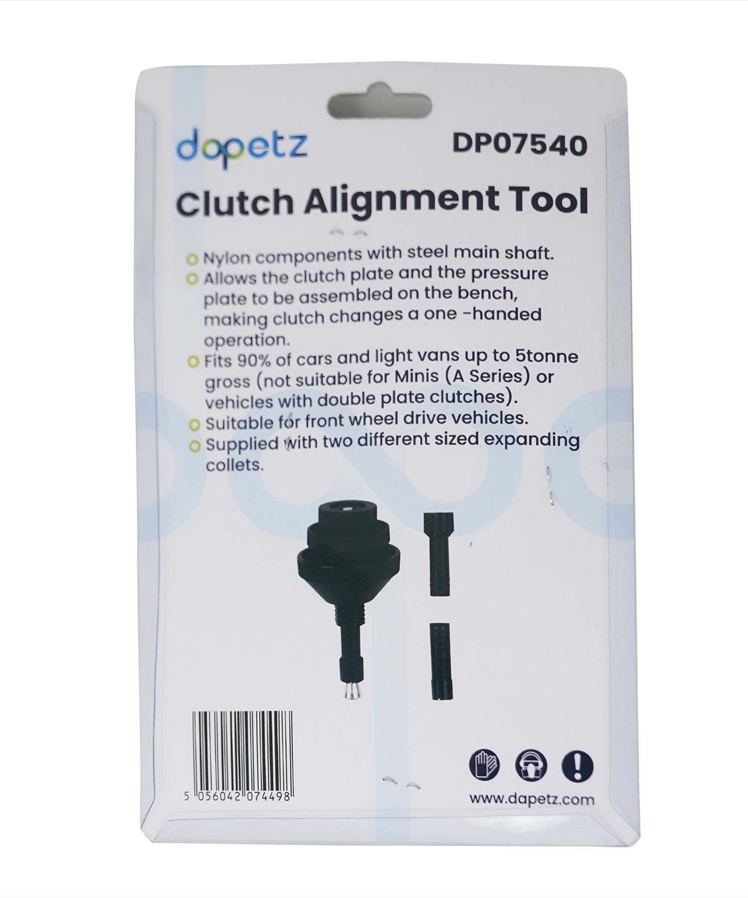 Universal Single Plate Car Van Clutch Alignment Kit Aligning Tool With 3 Collets By Dapetz