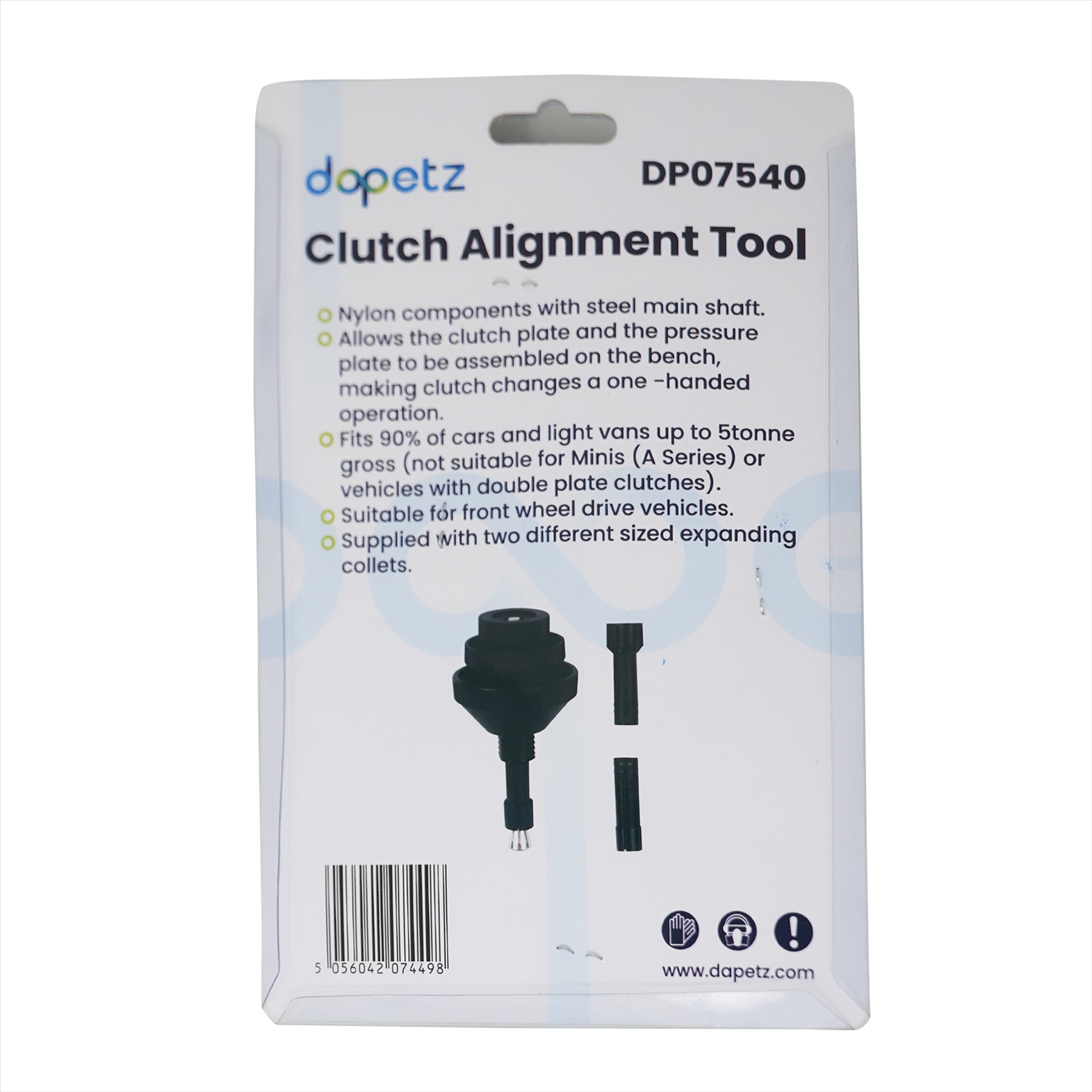 Universal Single Plate Car Van Clutch Alignment Kit Aligning Tool With 3 Collets By Dapetz