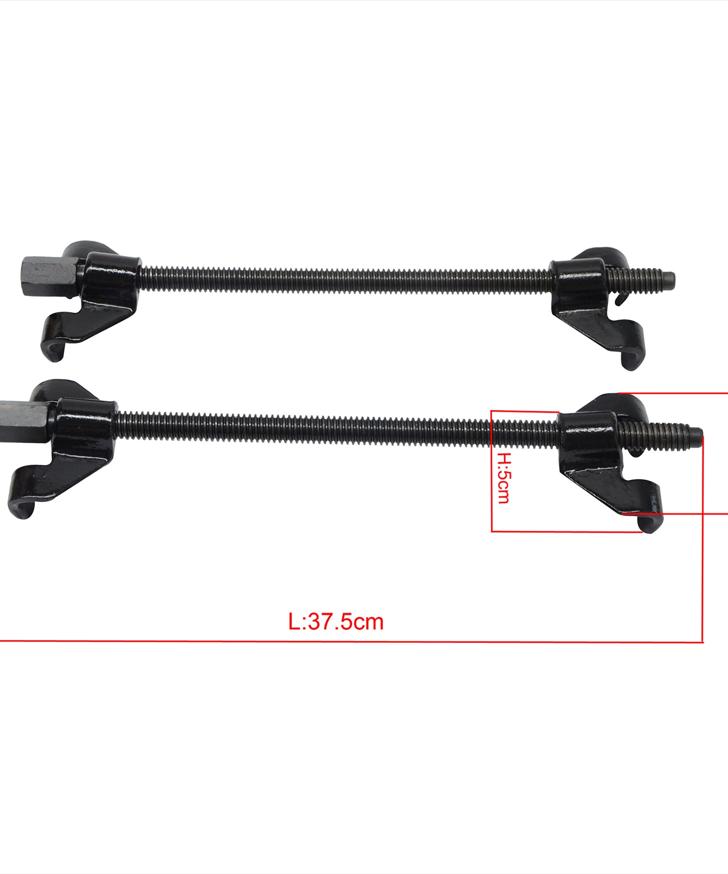 (Pack of 2) Car Coil Spring Compressor Clamps Max Opening 370mm | Heavy Duty Garage Tool by Dapetz