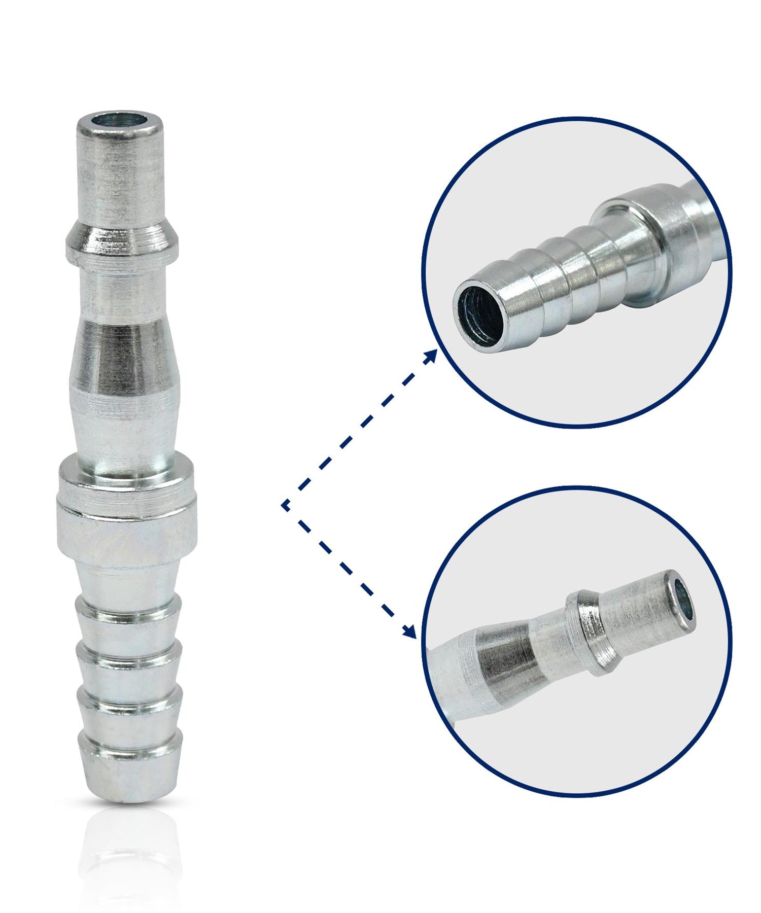 Air Line Hose Fitting Connector Air Hose End 10mm Bayonet Coupler For PCL Vertex 2PC