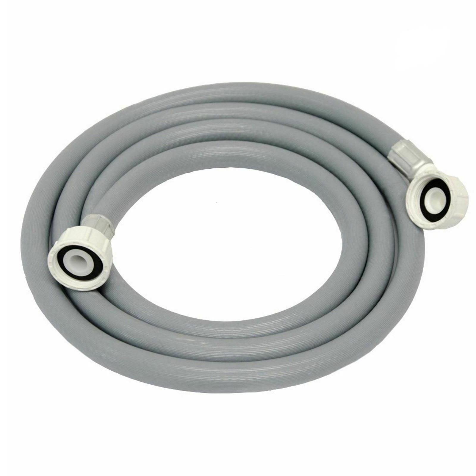 Washing Machine Dishwasher 3M Inlet Pipe Fill Water & Waste Drain Hose Set By Dapetz
