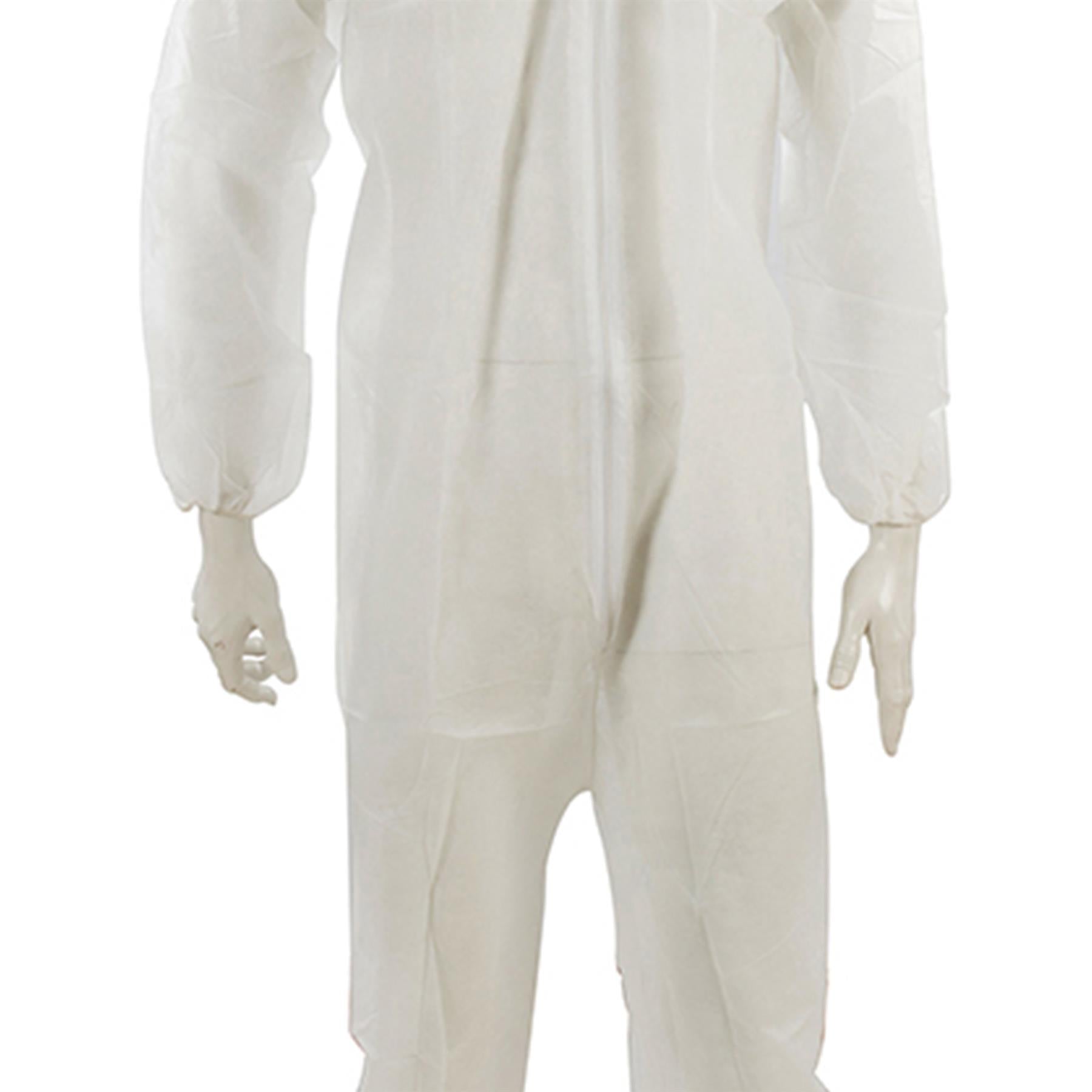 Disposable Paper Suit Protective Overall Coveralls Large 128cm 50" By Dapetz