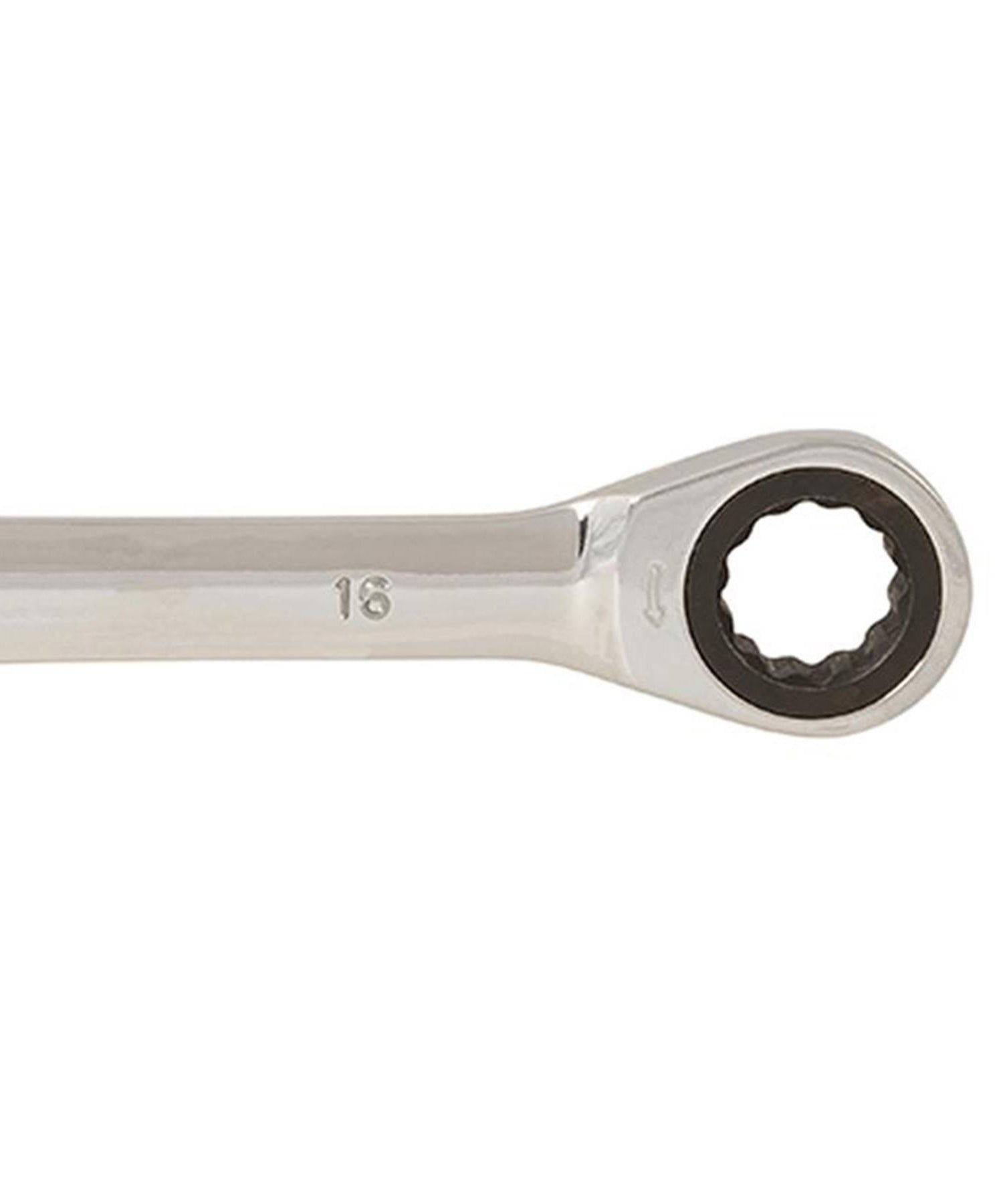 Fixed Head Ratchet Metric Spanner 16mm Open End Ring Combination By Dapetz