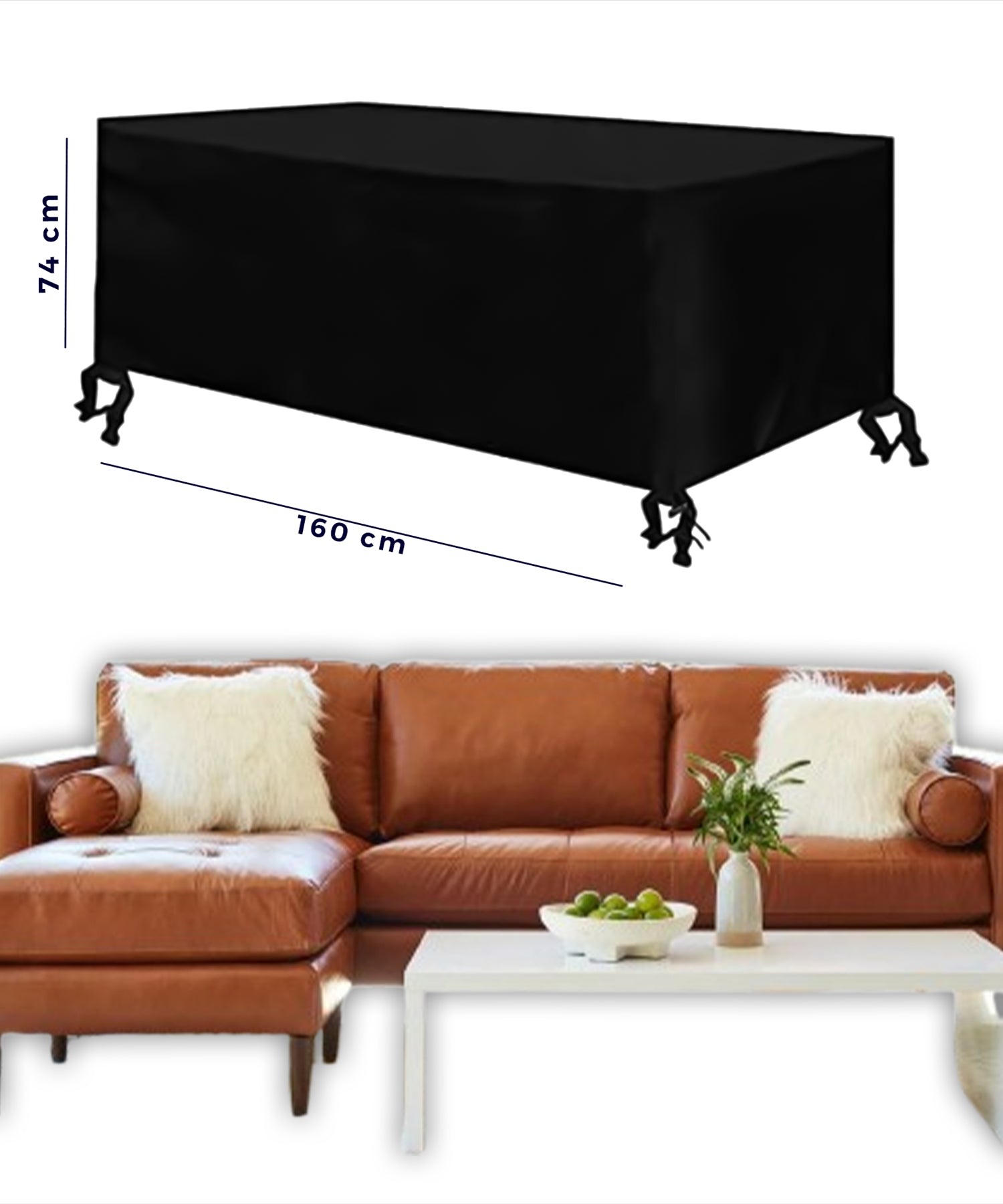 Waterproof Patio Heavy Duty Rectangle 420D Polyester Table By Dapetz