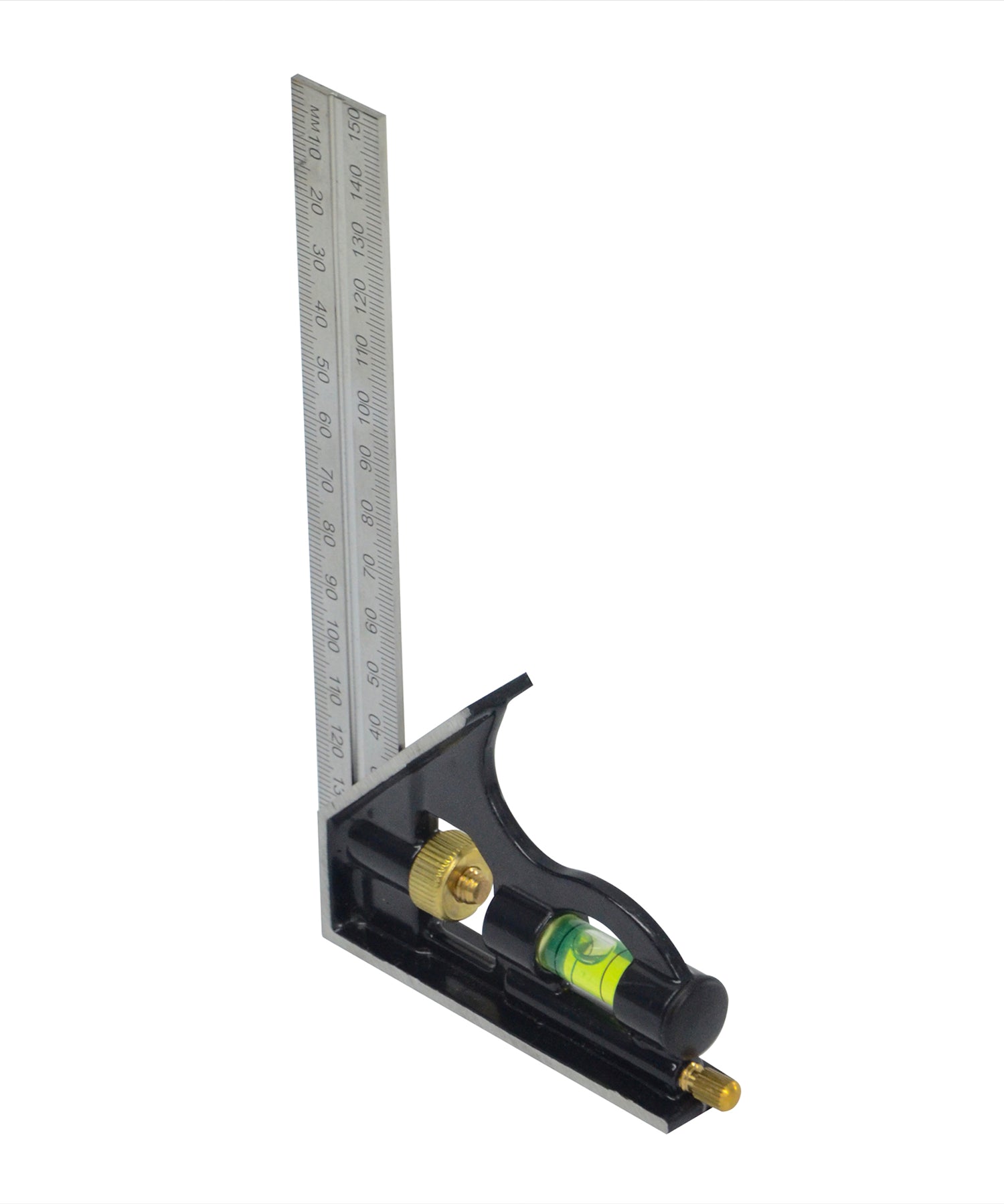 Combination Square Stainless Steel Spirit 6" Level Measuring Tool Tempered By Dapetz