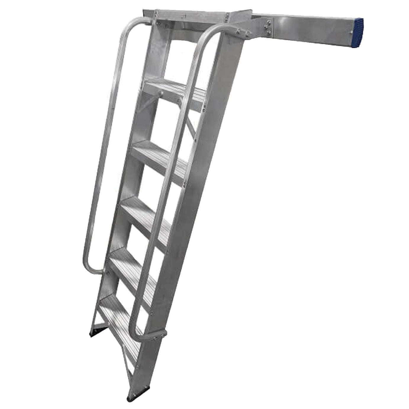 Dapetz 6 Tread Aluminium Lightweight Shelf Ladder 1.4m, Heavy Duty, Made In Uk