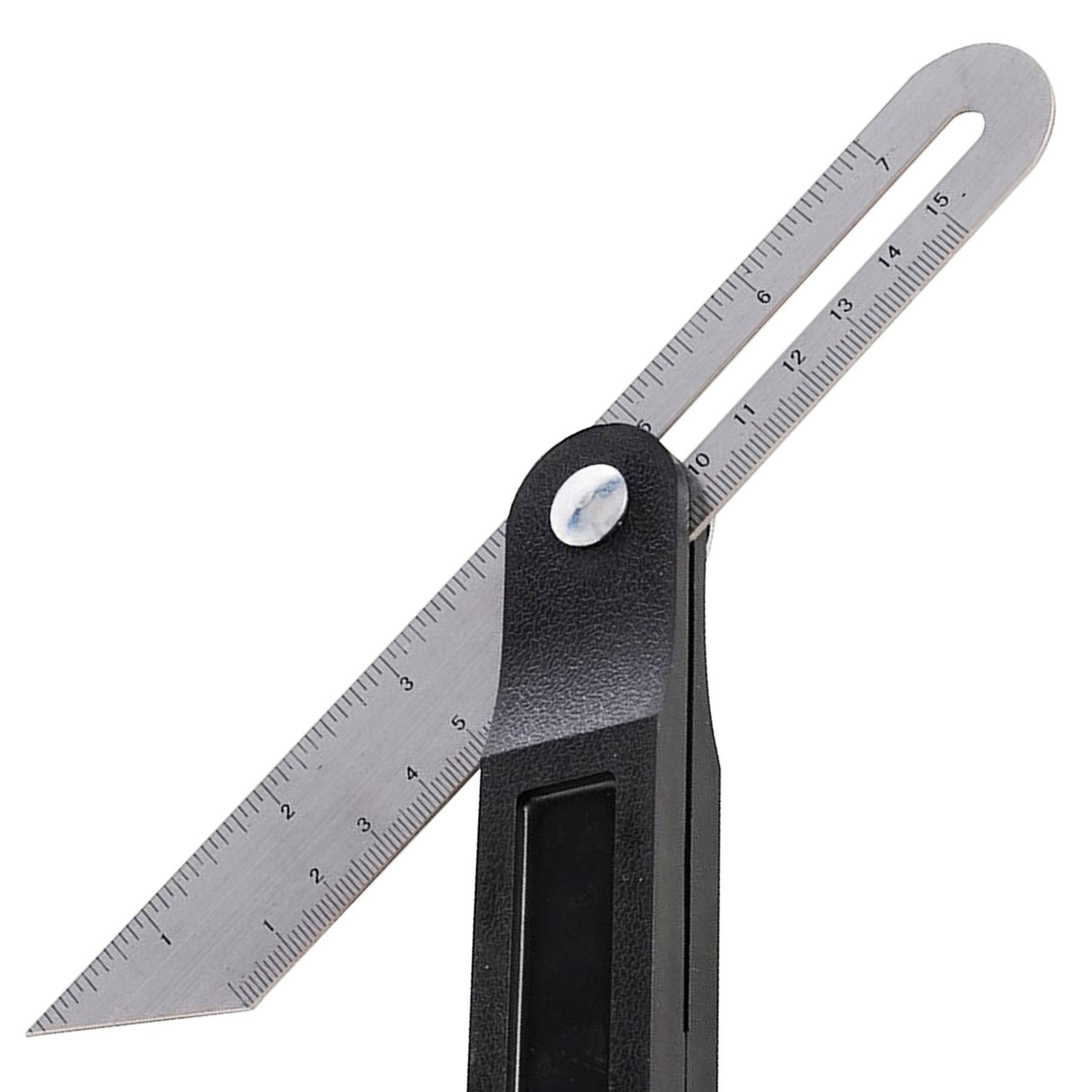 Adjustable Bevel Level Sliding Carpenters Gauge Angle Finder Wood Marking Tool By Dapetz