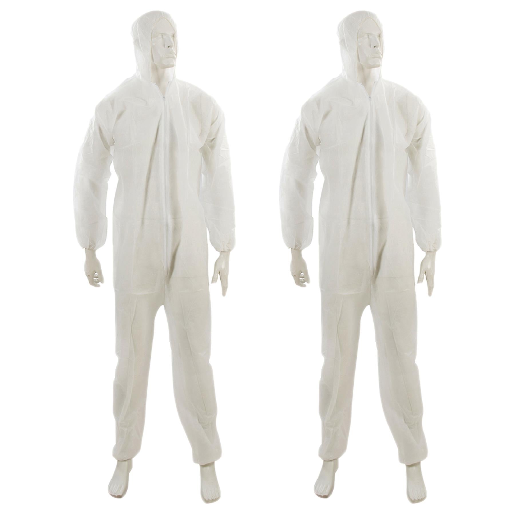 Protective Disposable Overall Boiler Paper Suit Coveralls Protection Suit 2Pcs Large By Dapetz