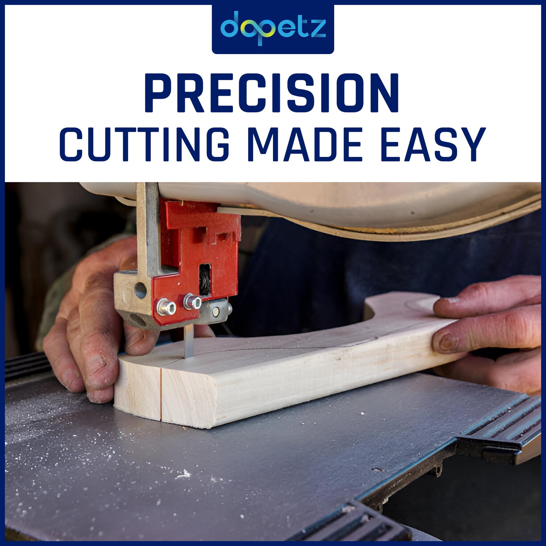 (Pack of 4 ) Bandsaw Blades 10 Tpi For Cutting Metal Plastic Wood 1425mm (56") by Daptez