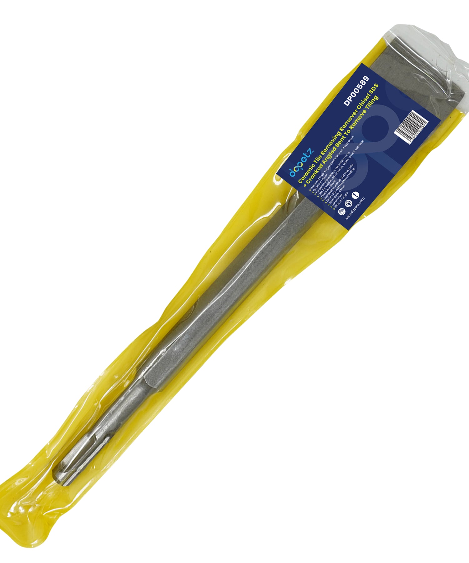 SDS+ Plus Cranked Chisel Angled Bent Rotary For Plaster Concrete & Tile Removing