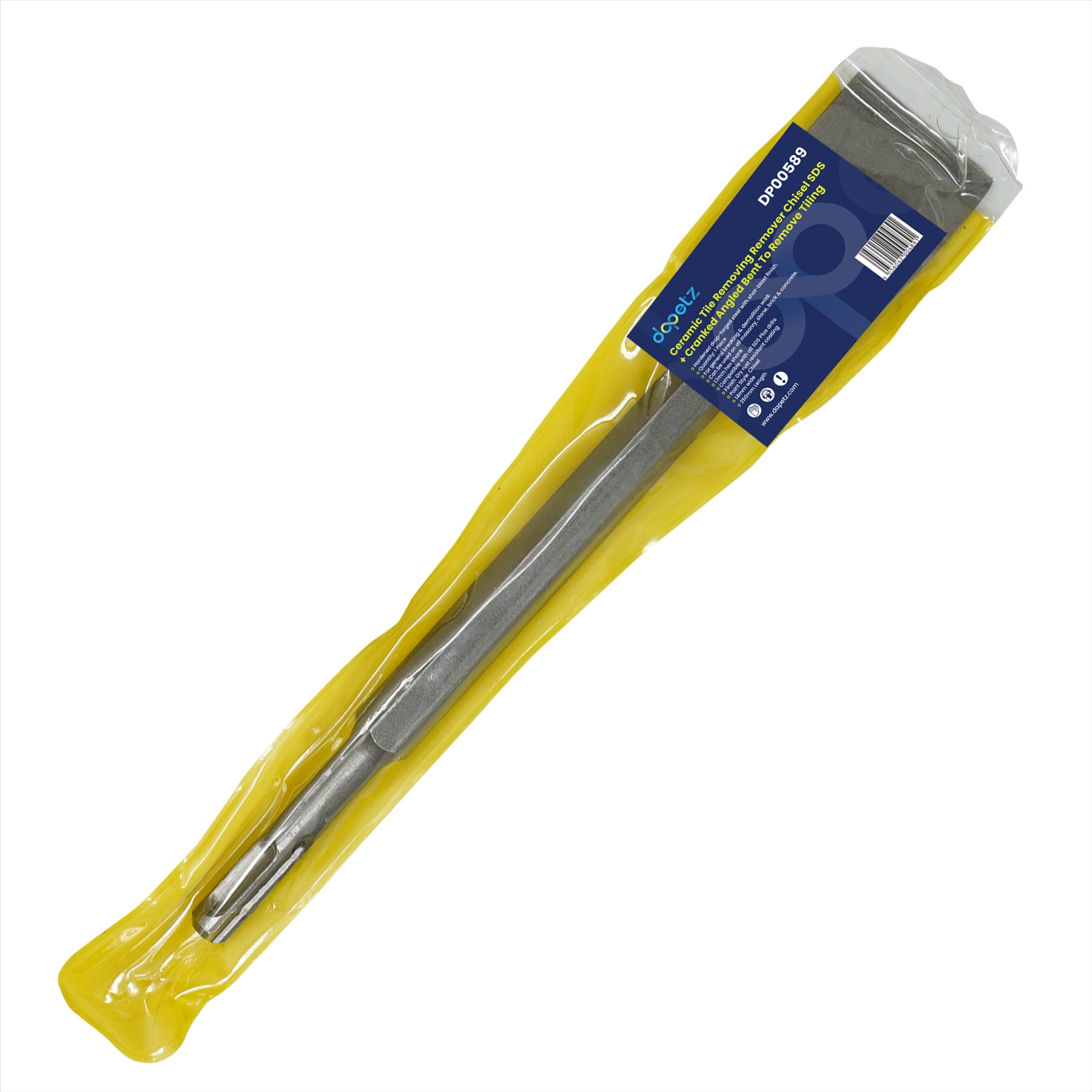 SDS+ Plus Cranked Chisel Angled Bent Rotary For Plaster Concrete & Tile Removing