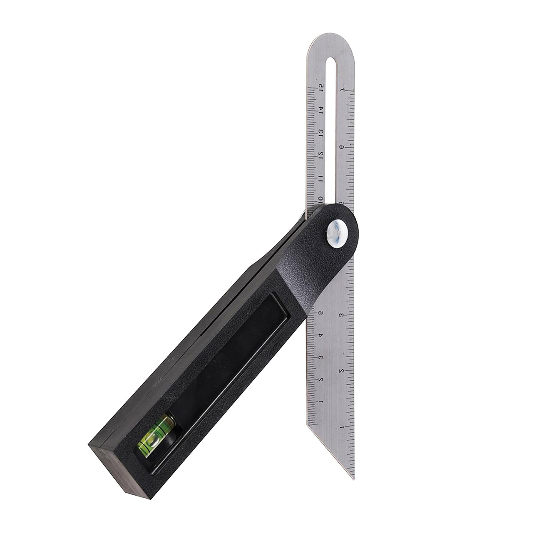 Adjustable Bevel Level Sliding Carpenters Gauge Angle Finder Wood Marking Tool By Dapetz