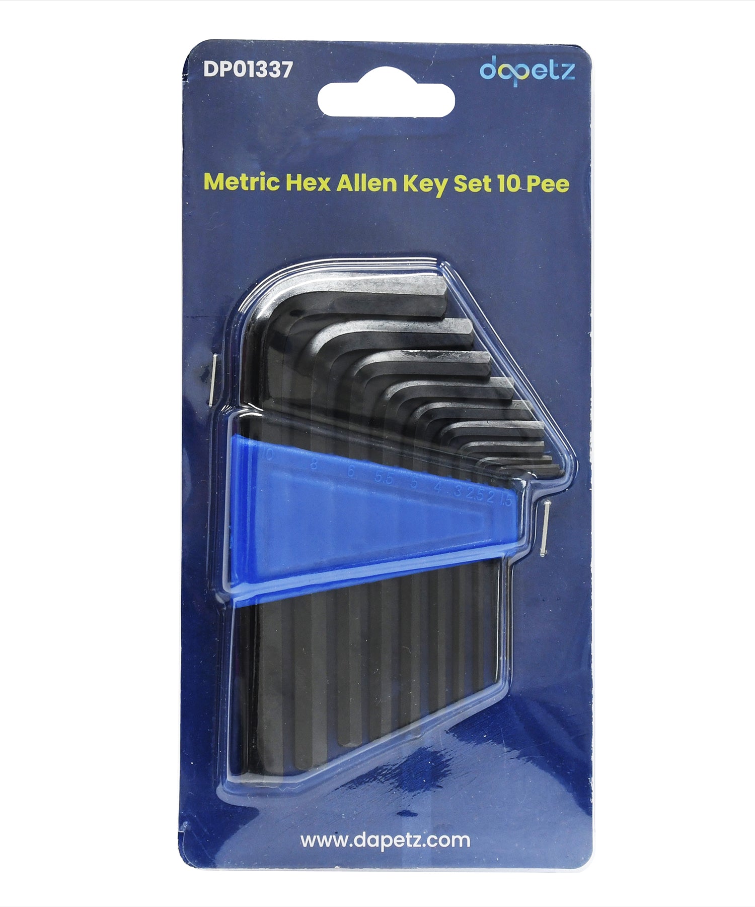 (Pack of 20) Metric & Imperial Hex Allen Key Expert Set – Complete Kit for DIY & Professional Use by dapetz