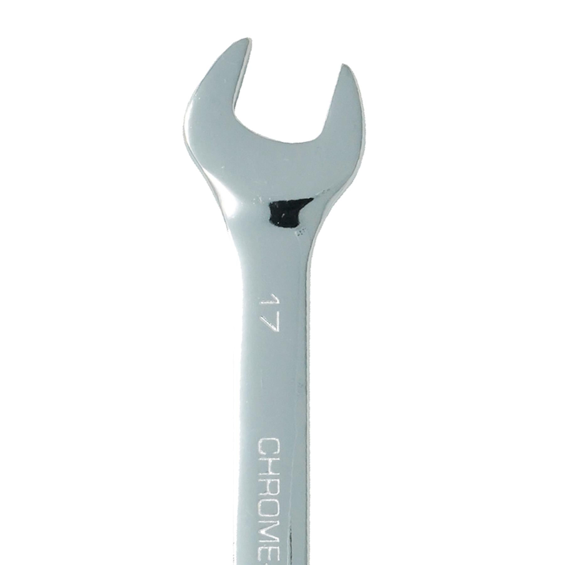 Combination Open Ring Spanner Chrome Mechanics Garage Tools 17mm by Daptez